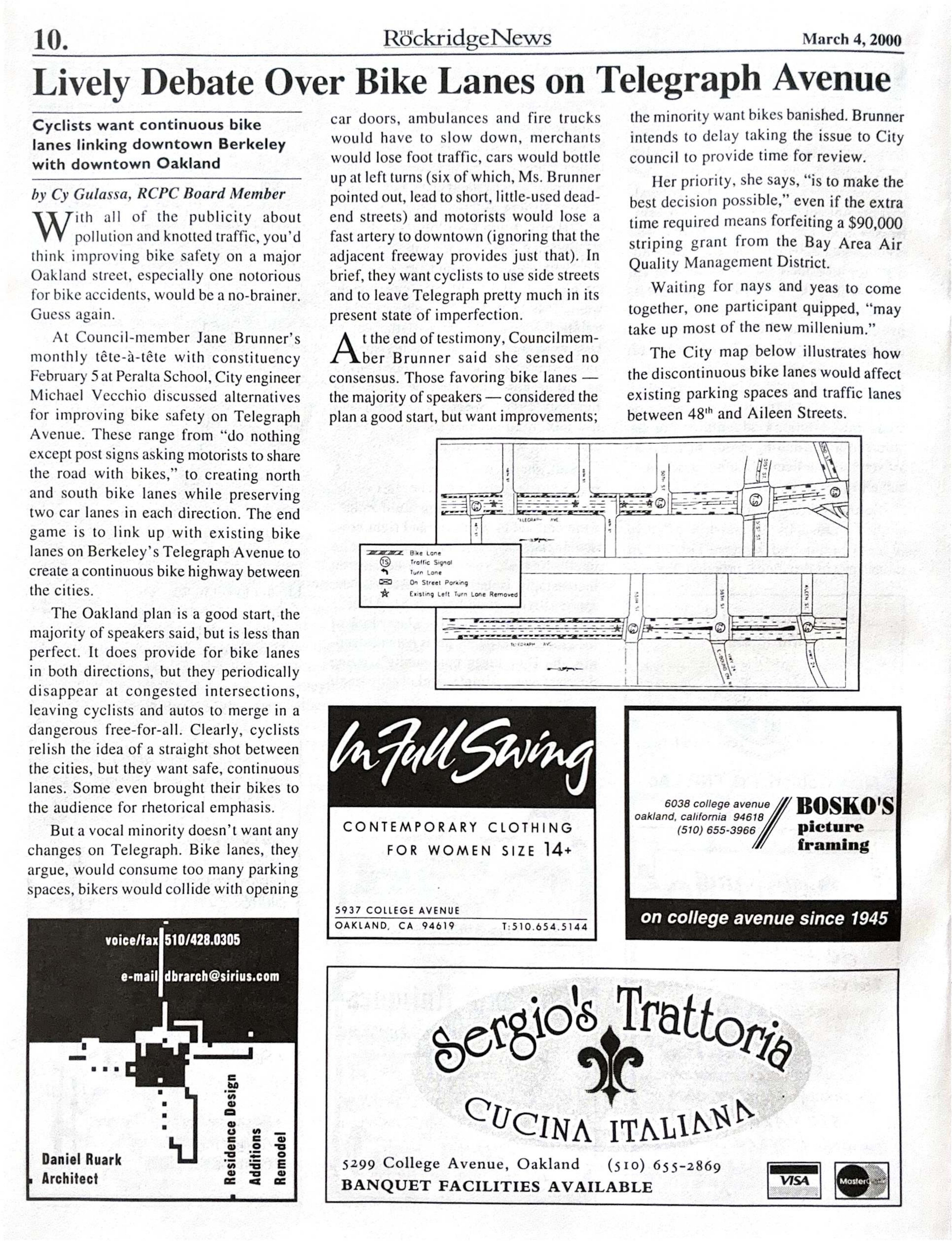 The Rockridge News, March 2000, page 10