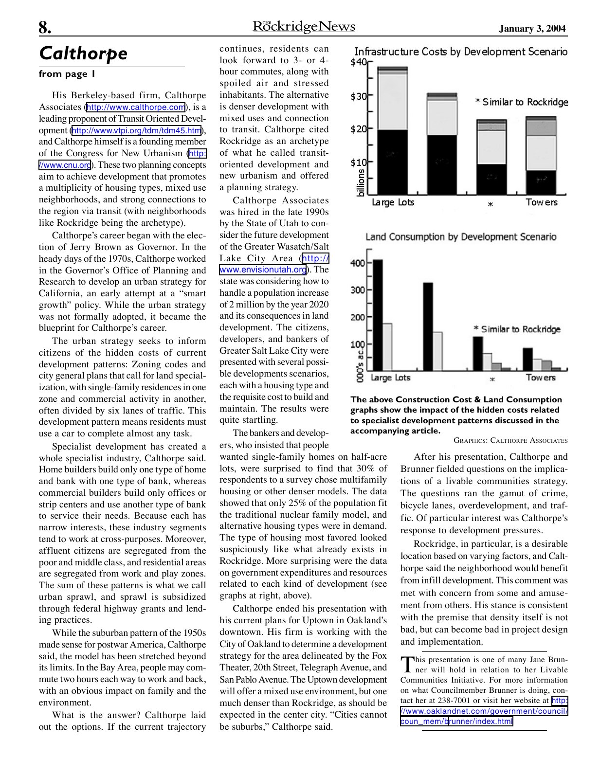 Click to zoom in The Rockridge News, January 2004, page 8