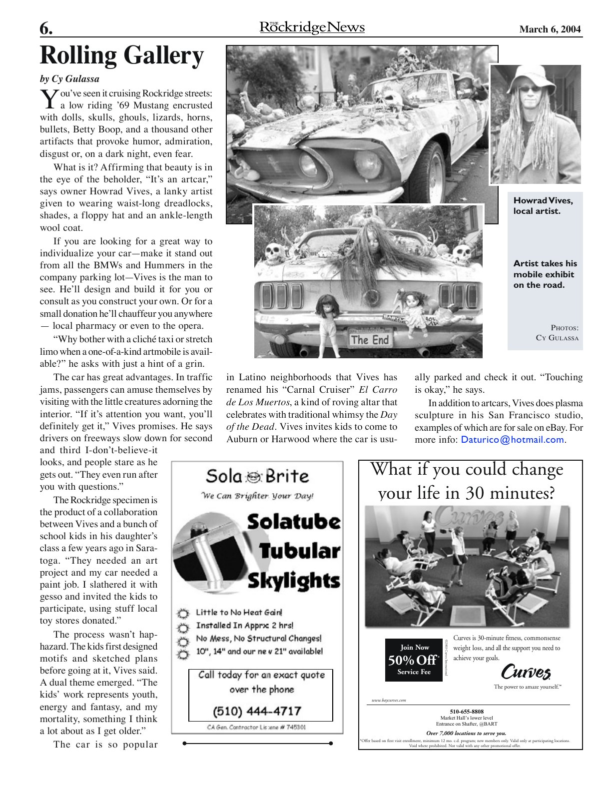 Click to zoom in The Rockridge News, March 2004, page 6