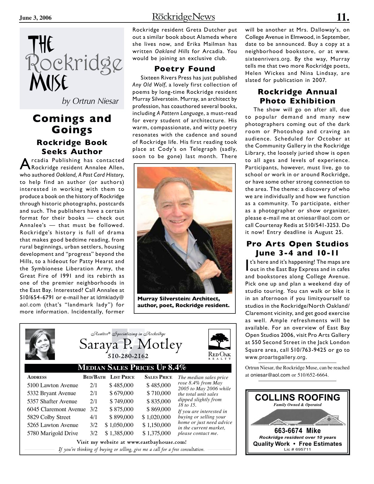 Click to zoom in The Rockridge News, June 2006, page 11