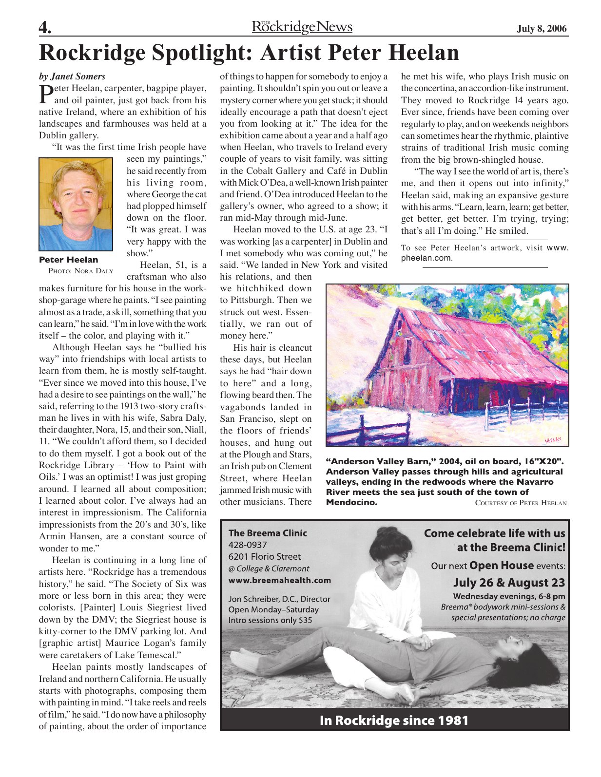 The Rockridge News, July 2006, page 4