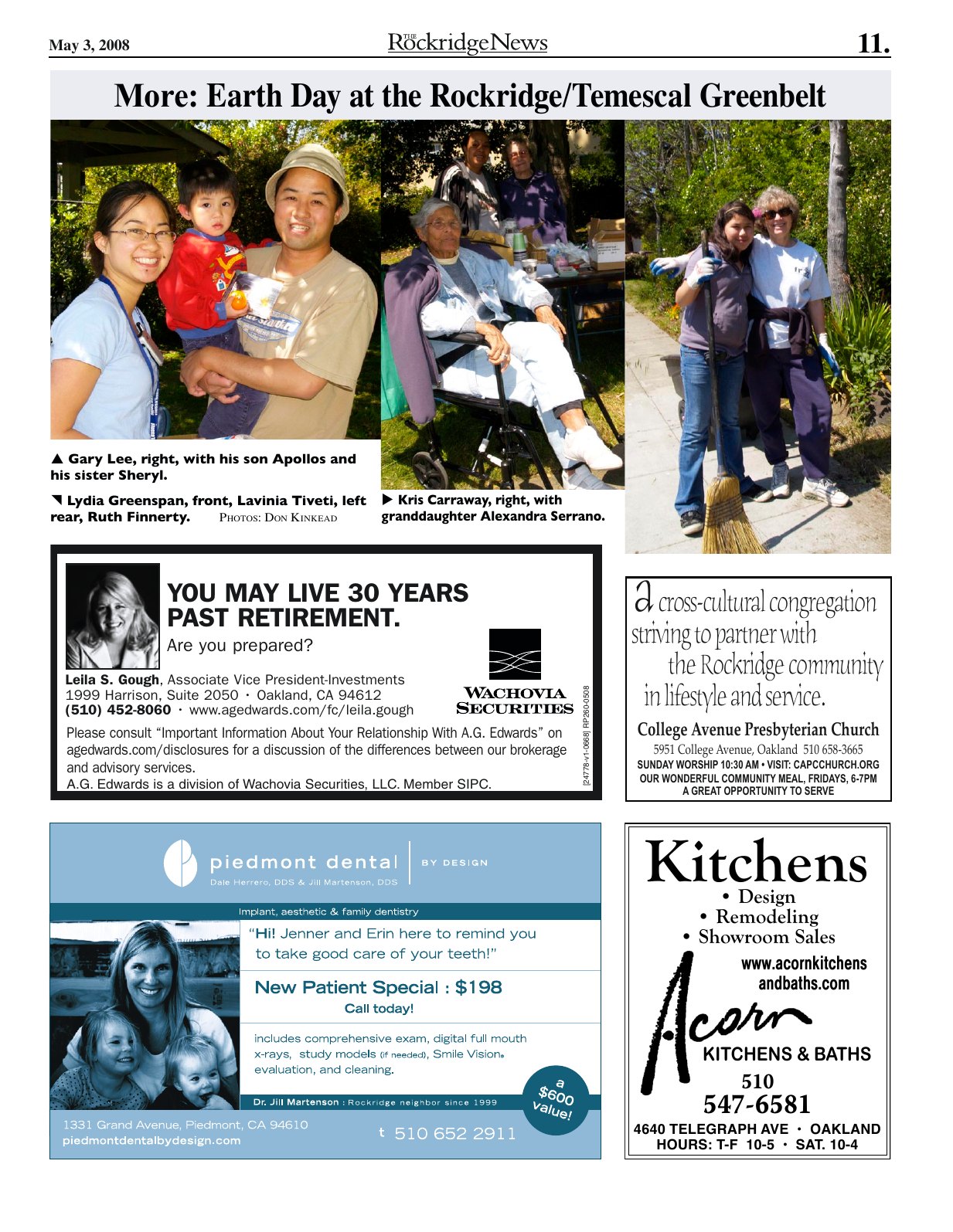 Click to zoom in The Rockridge News, May 2008, page 11