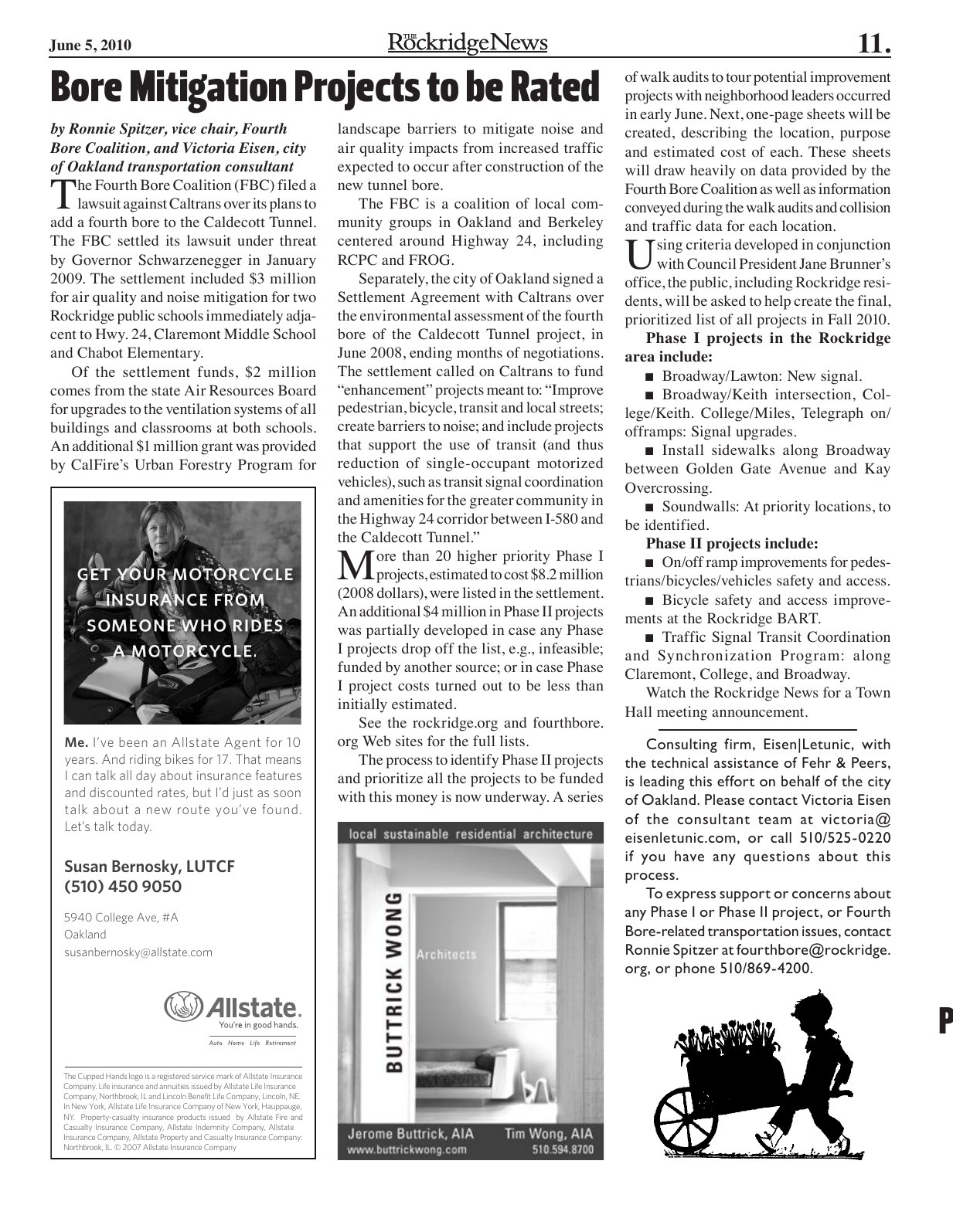 Click to zoom in The Rockridge News, June 2010, page 11