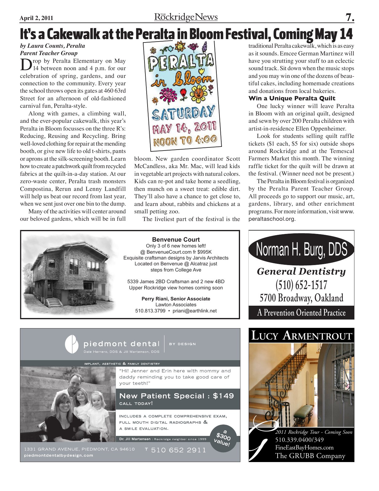 Click to zoom in The Rockridge News, April 2011, page 7