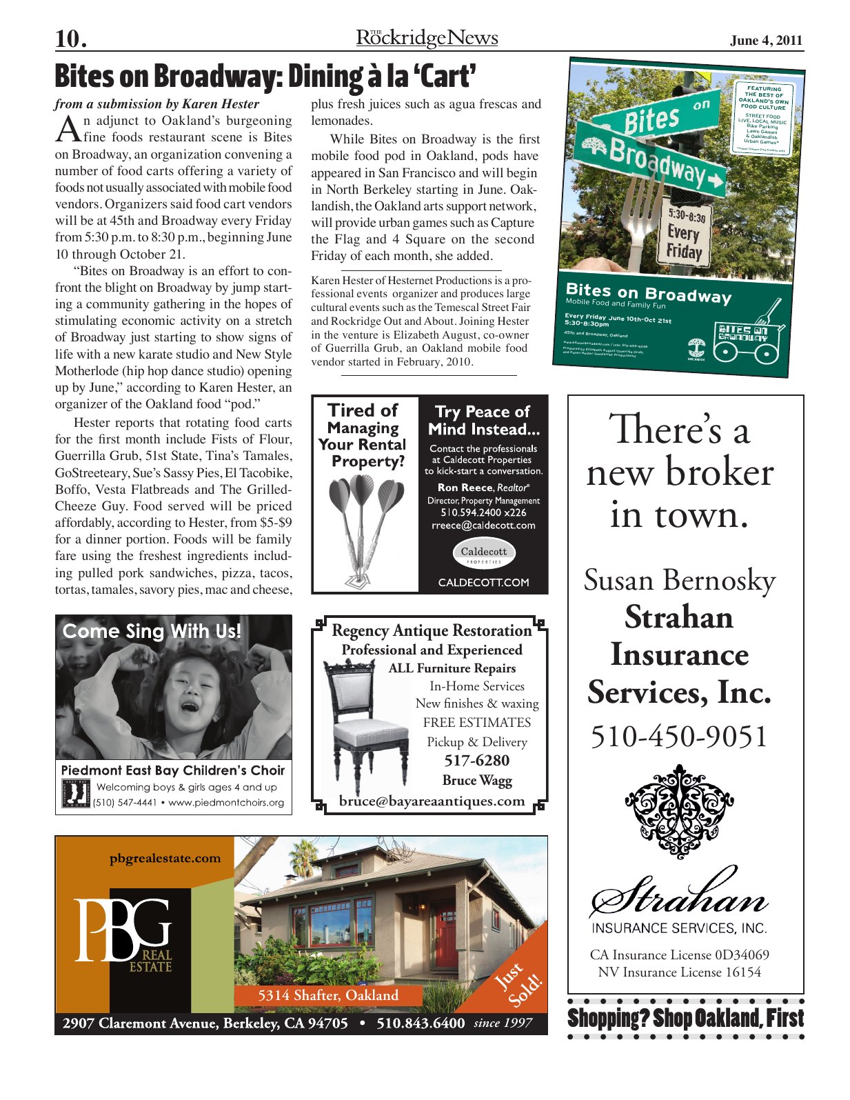 The Rockridge News, June 2011, page 10