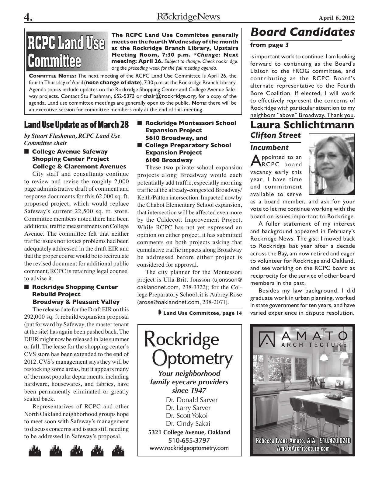 Click to zoom in The Rockridge News, April 2012, page 4