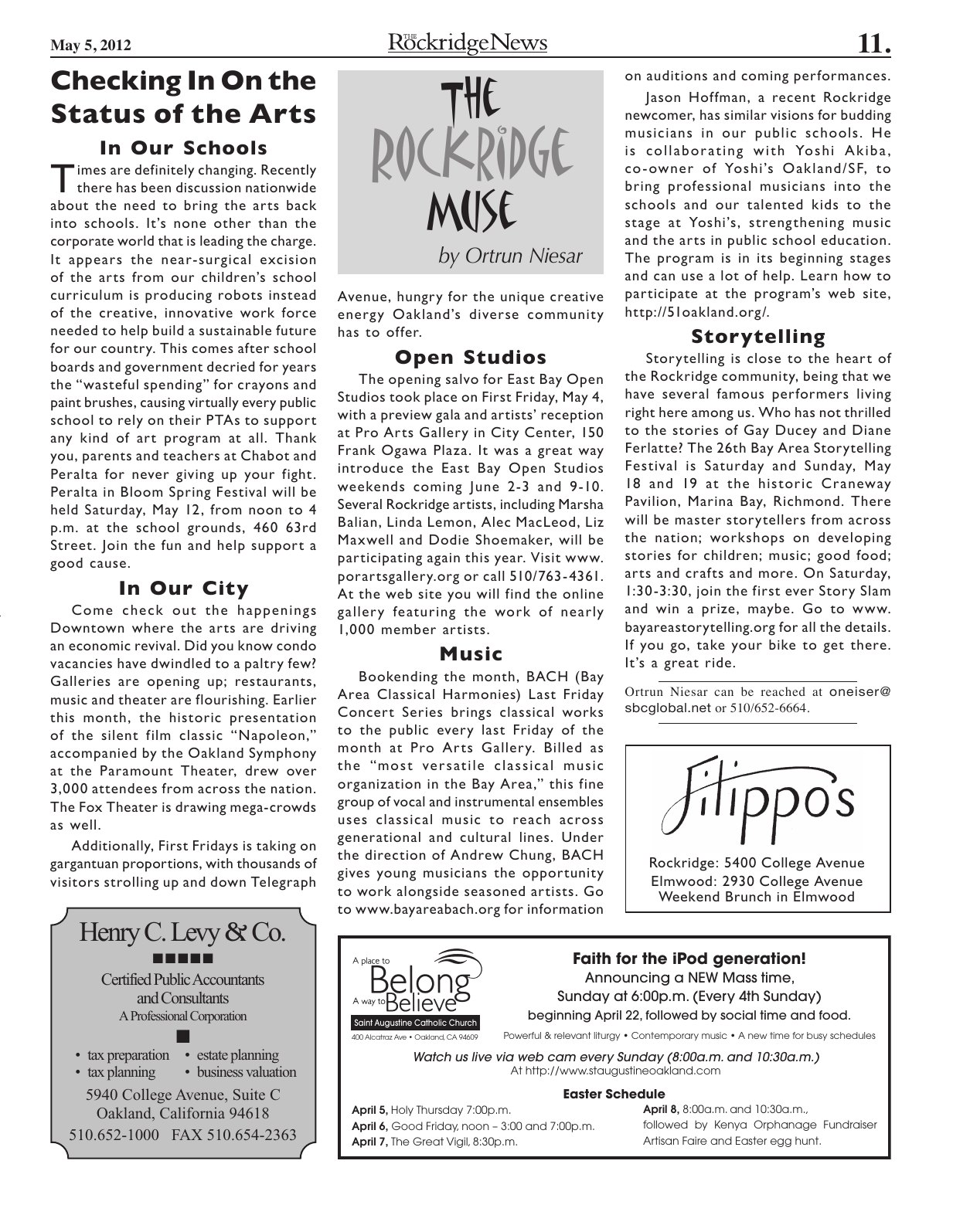Click to zoom in The Rockridge News, May 2012, page 11