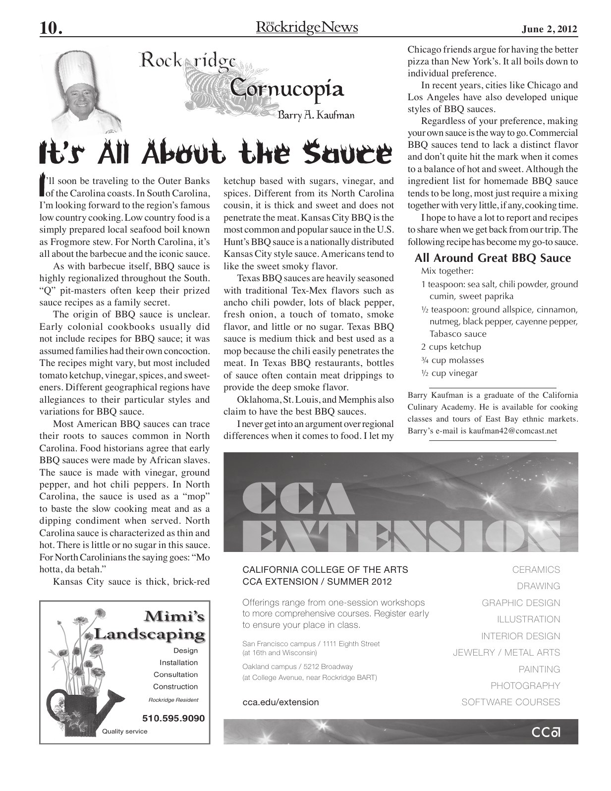 Click to zoom in The Rockridge News, June 2012, page 10