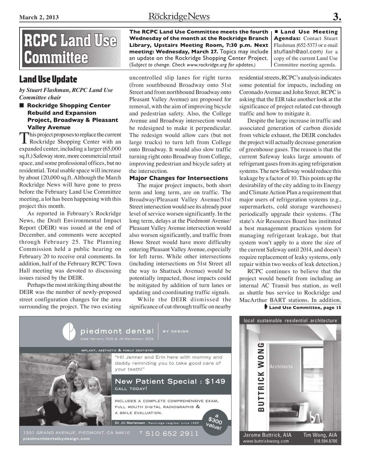 Click to zoom in The Rockridge News, March 2013, page 3