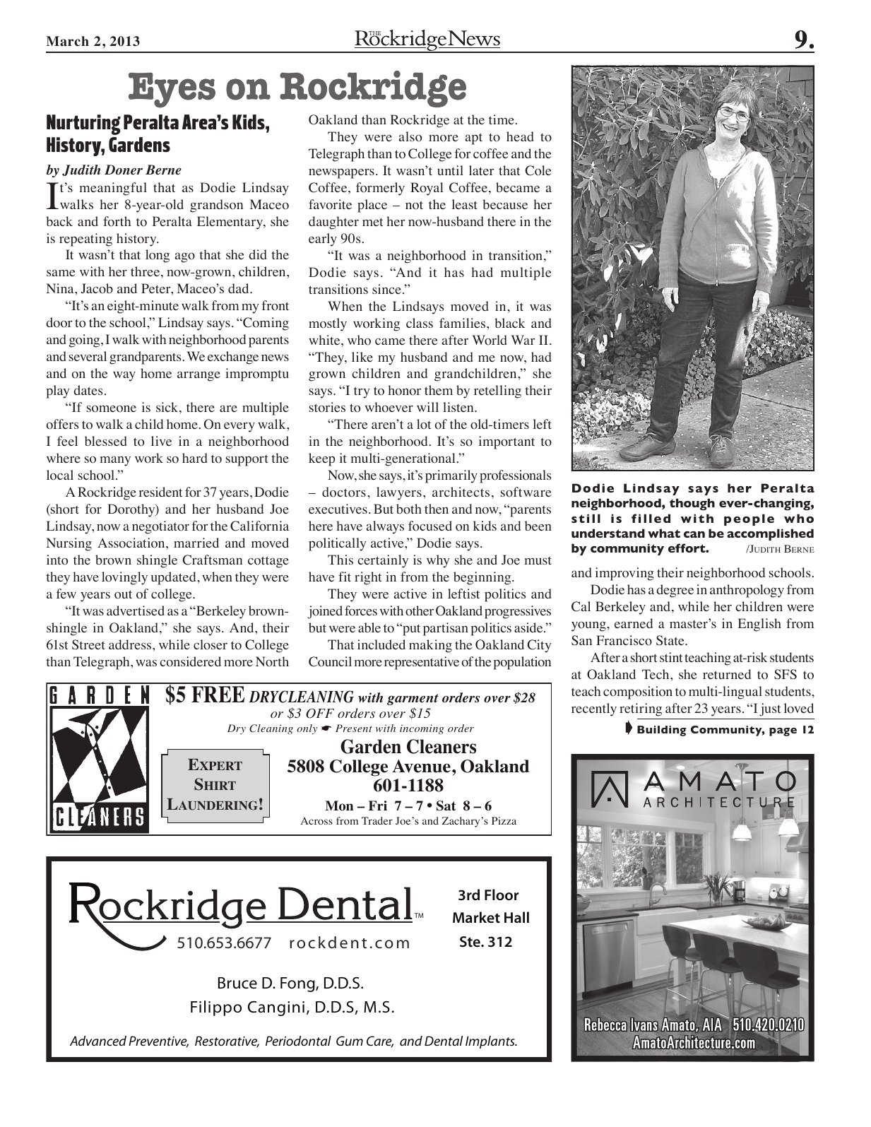 Click to zoom in The Rockridge News, March 2013, page 9