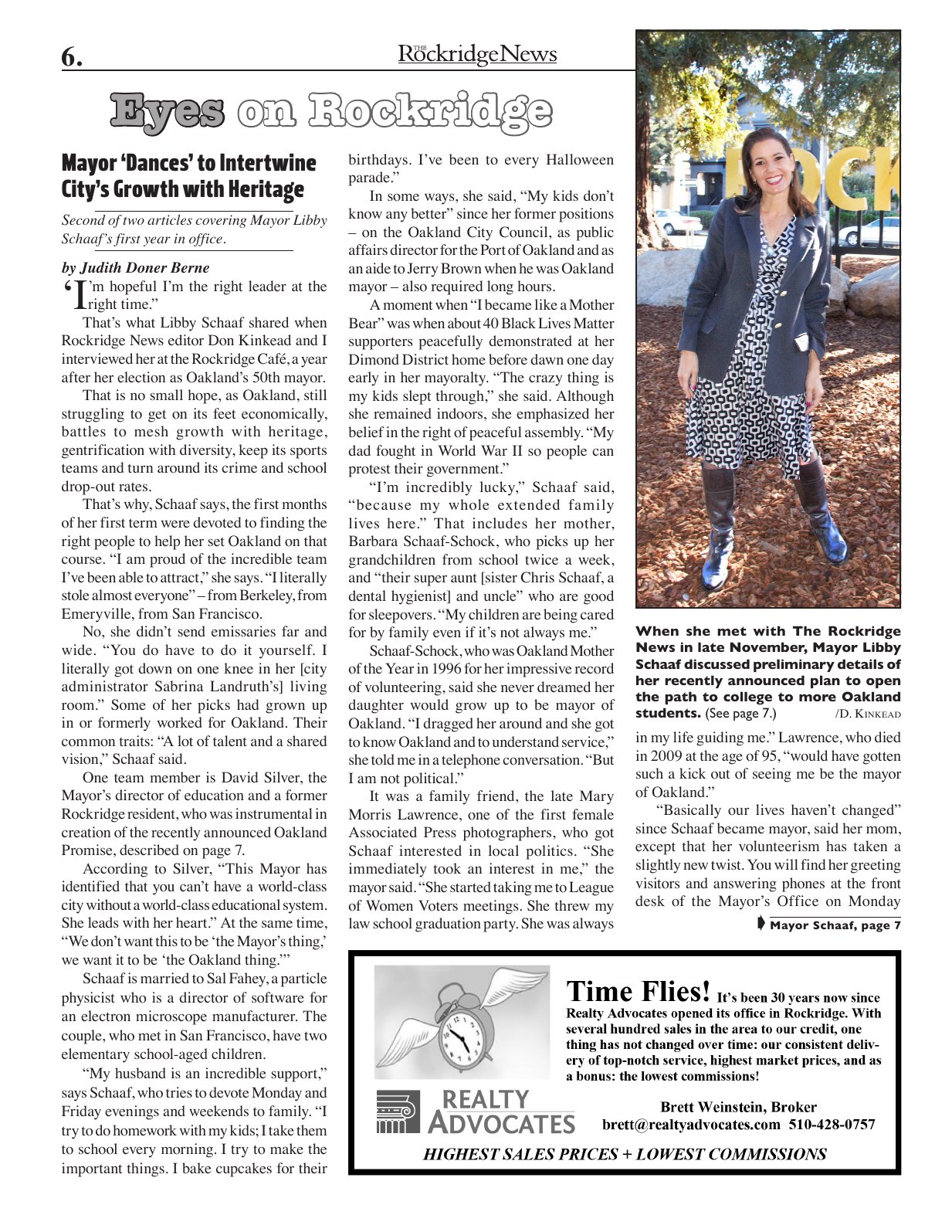 Click to zoom in The Rockridge News, February 2016, page 6