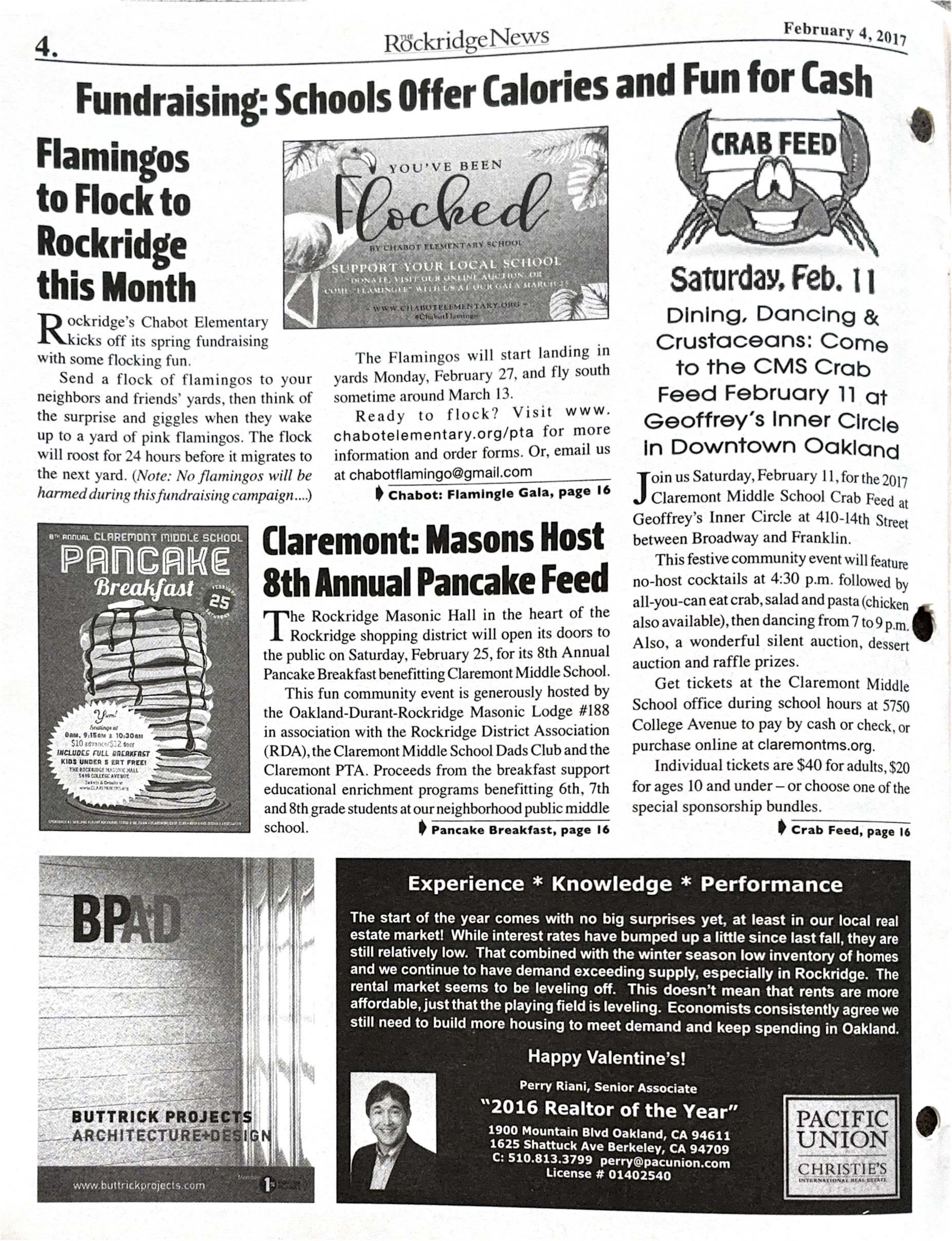 Click to zoom in The Rockridge News, February 2017, page 4