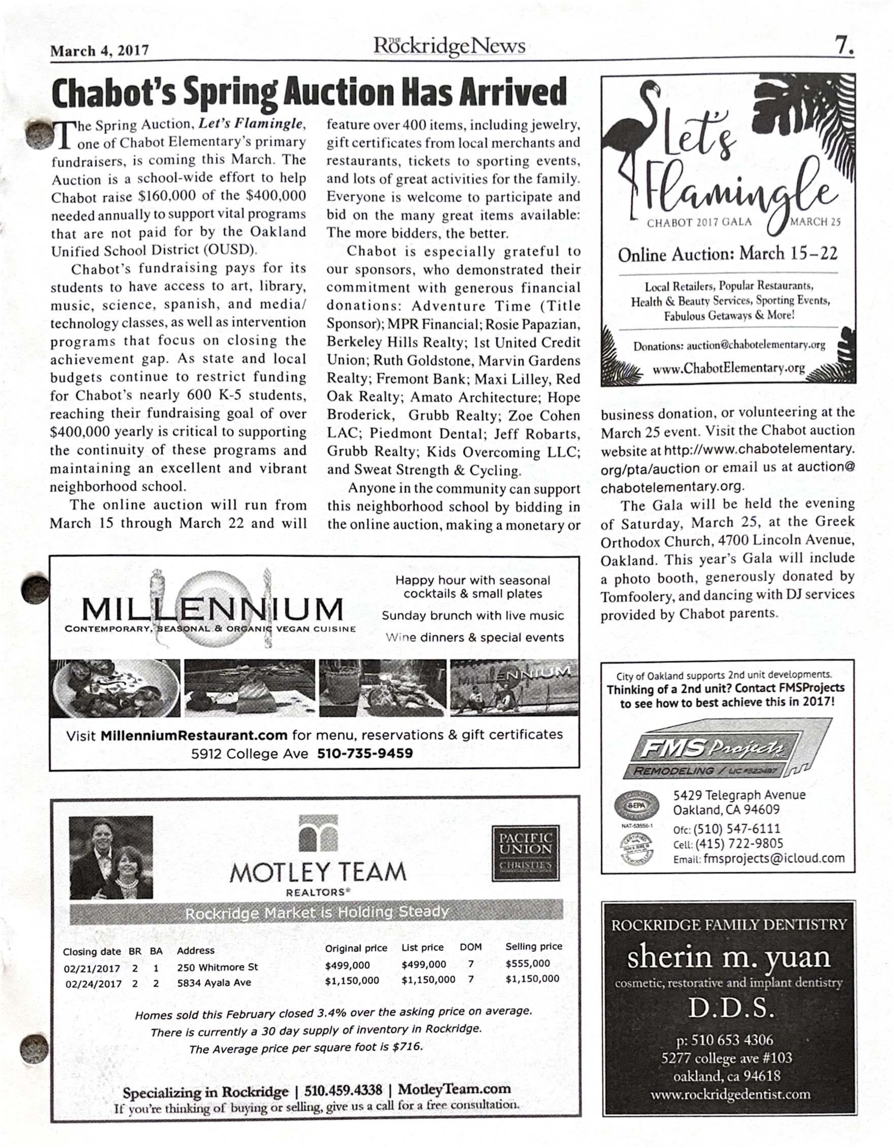 Click to zoom in The Rockridge News, March 2017, page 7