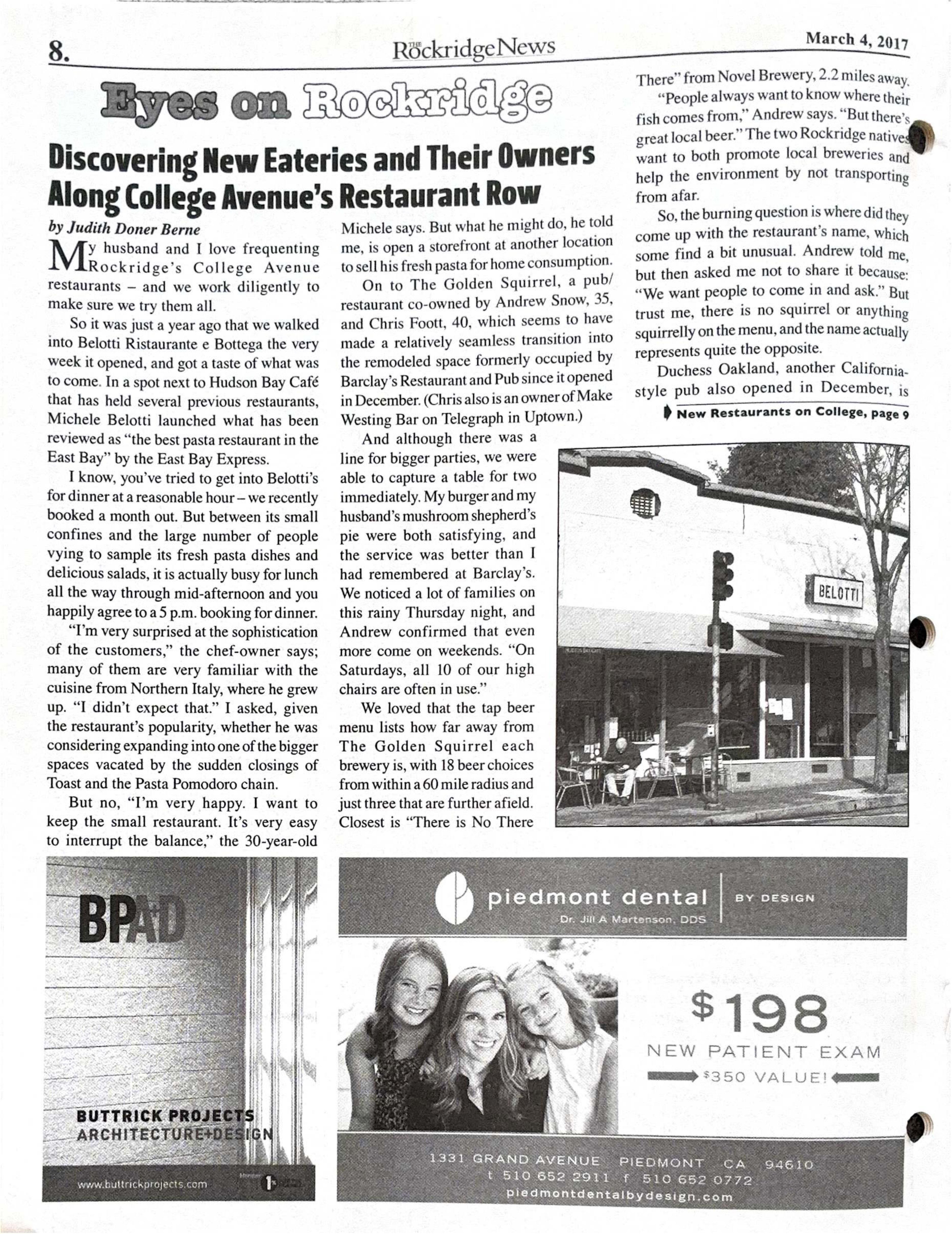 Click to zoom in The Rockridge News, March 2017, page 8
