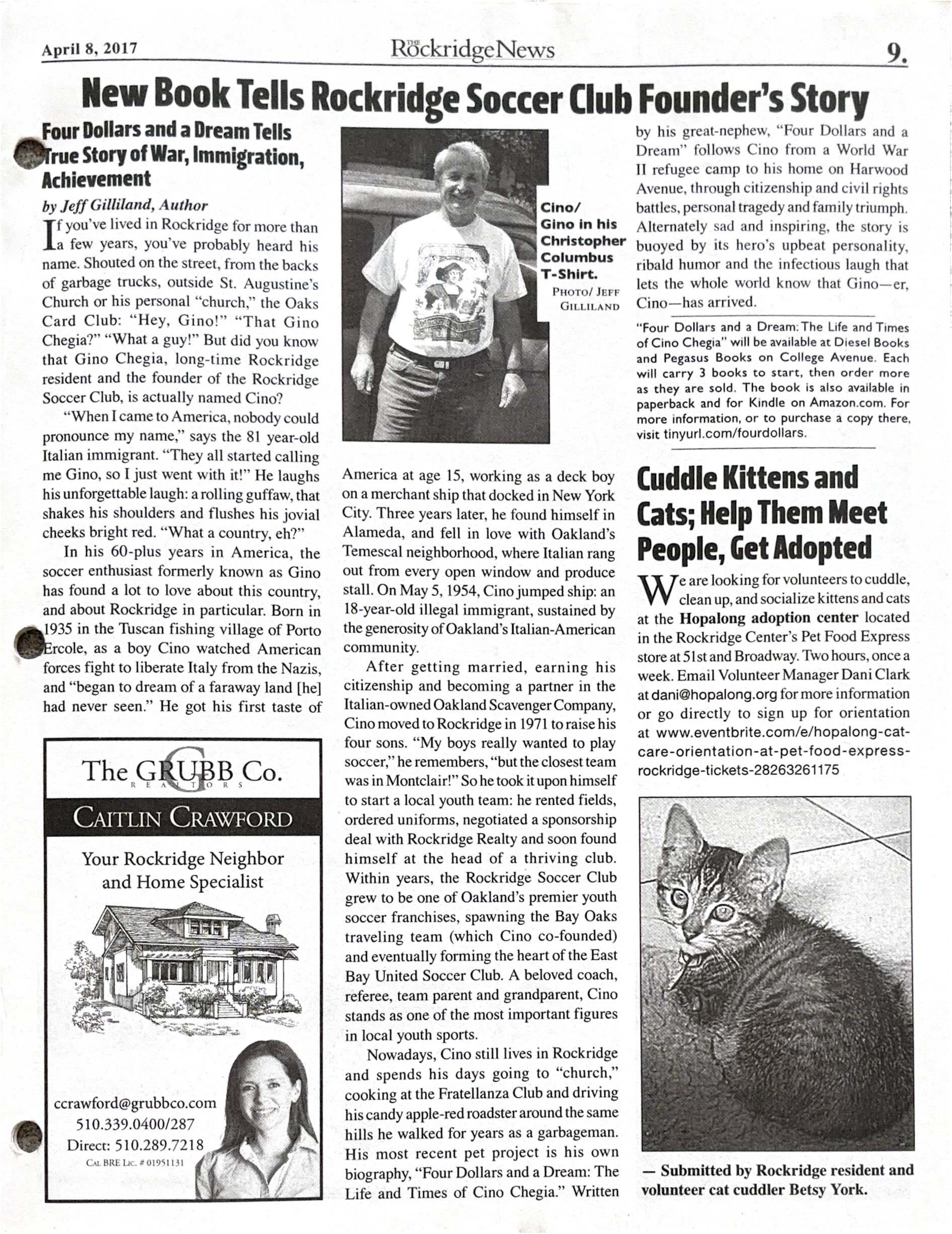 Click to zoom in The Rockridge News, April 2017, page 9