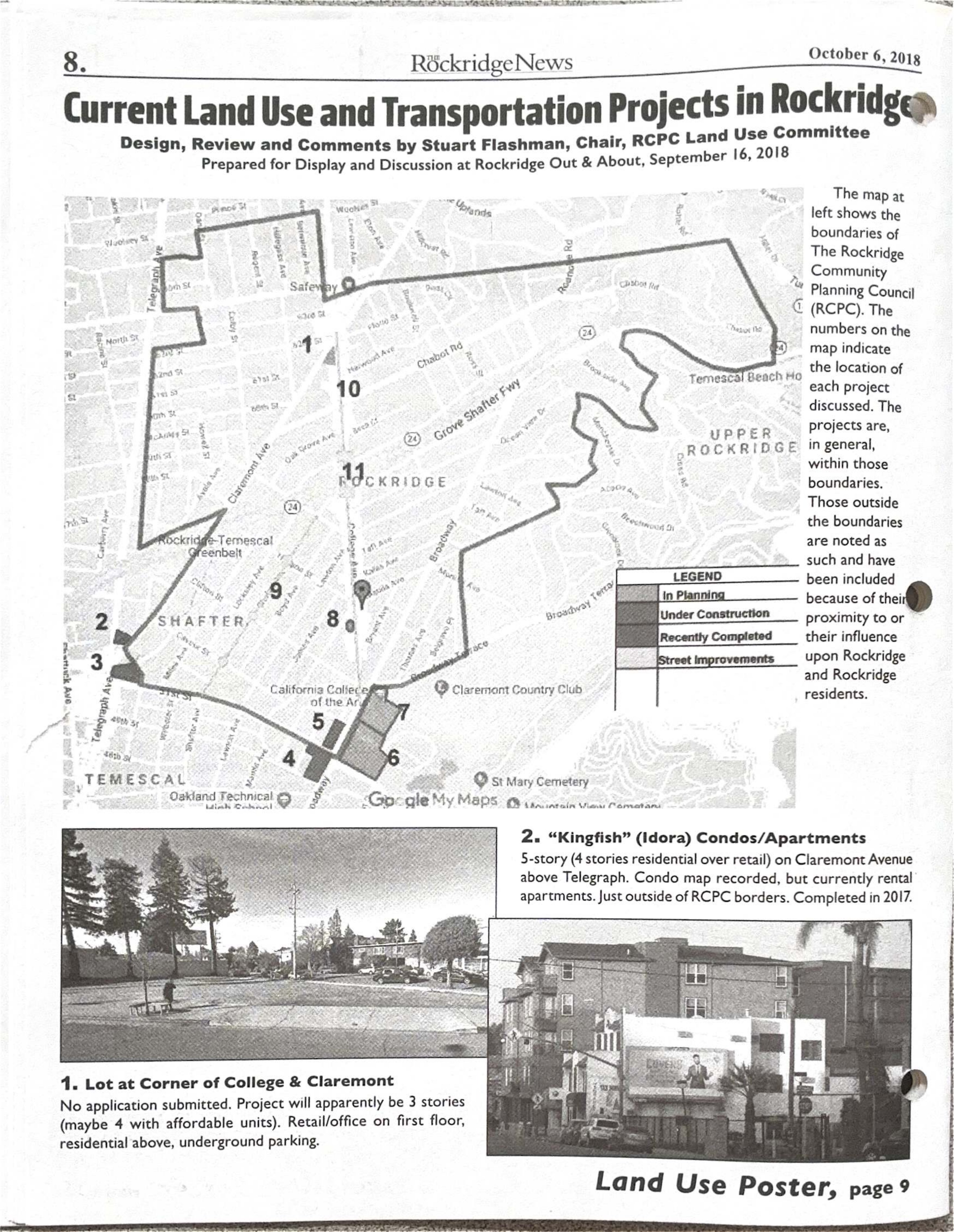 The Rockridge News, October 2018, page 8
