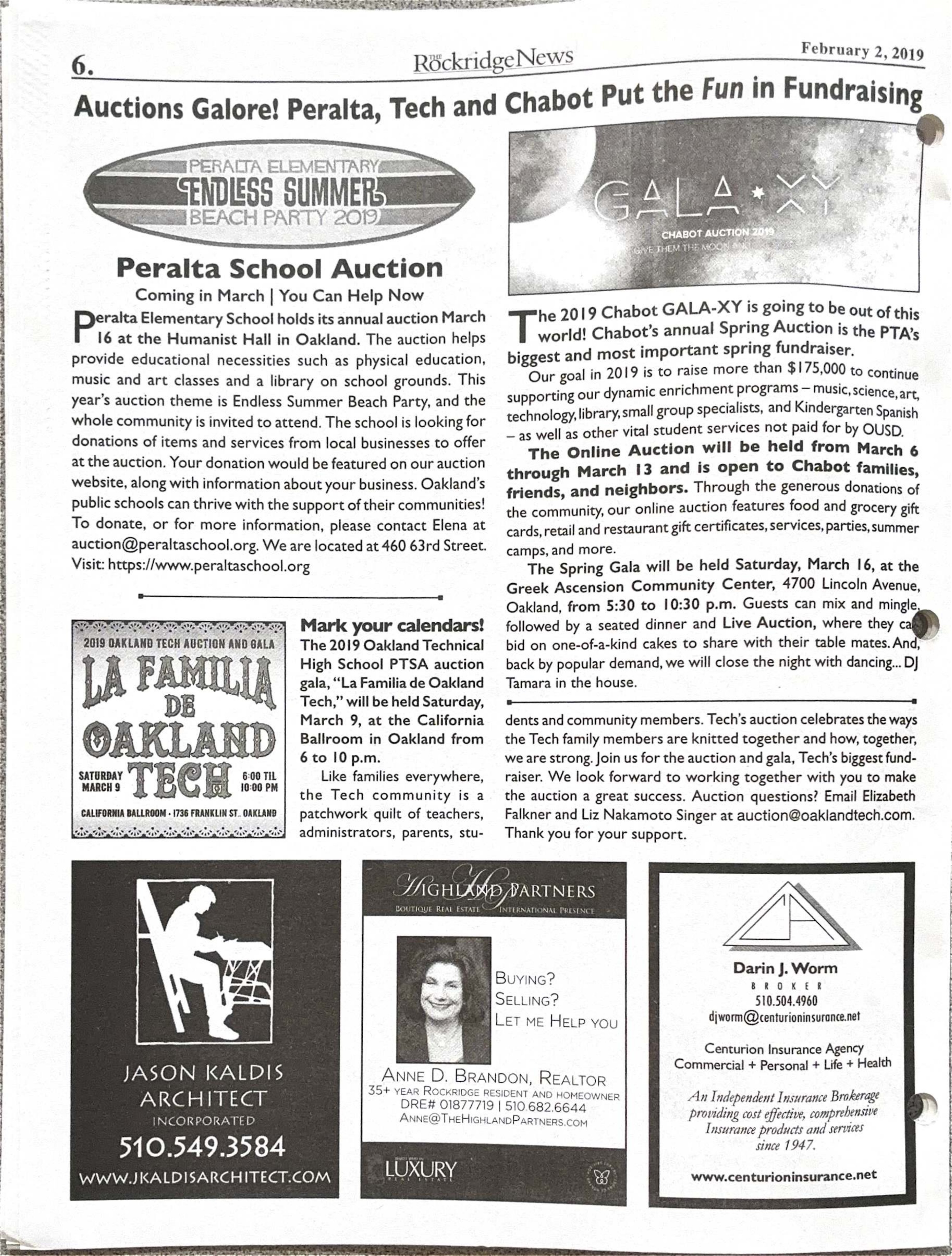 Click to zoom in The Rockridge News, February 2019, page 6