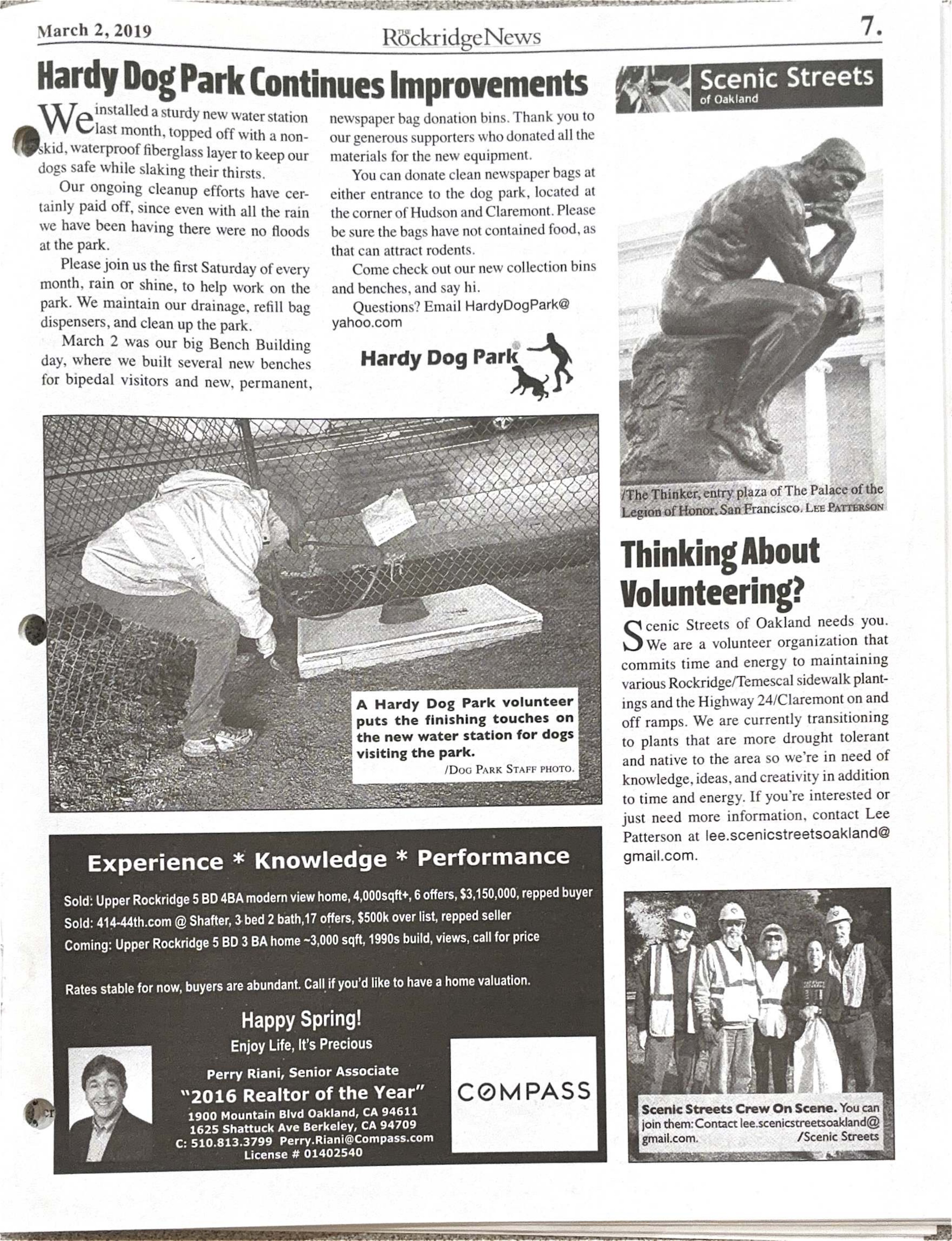 Click to zoom in The Rockridge News, March 2019, page 7
