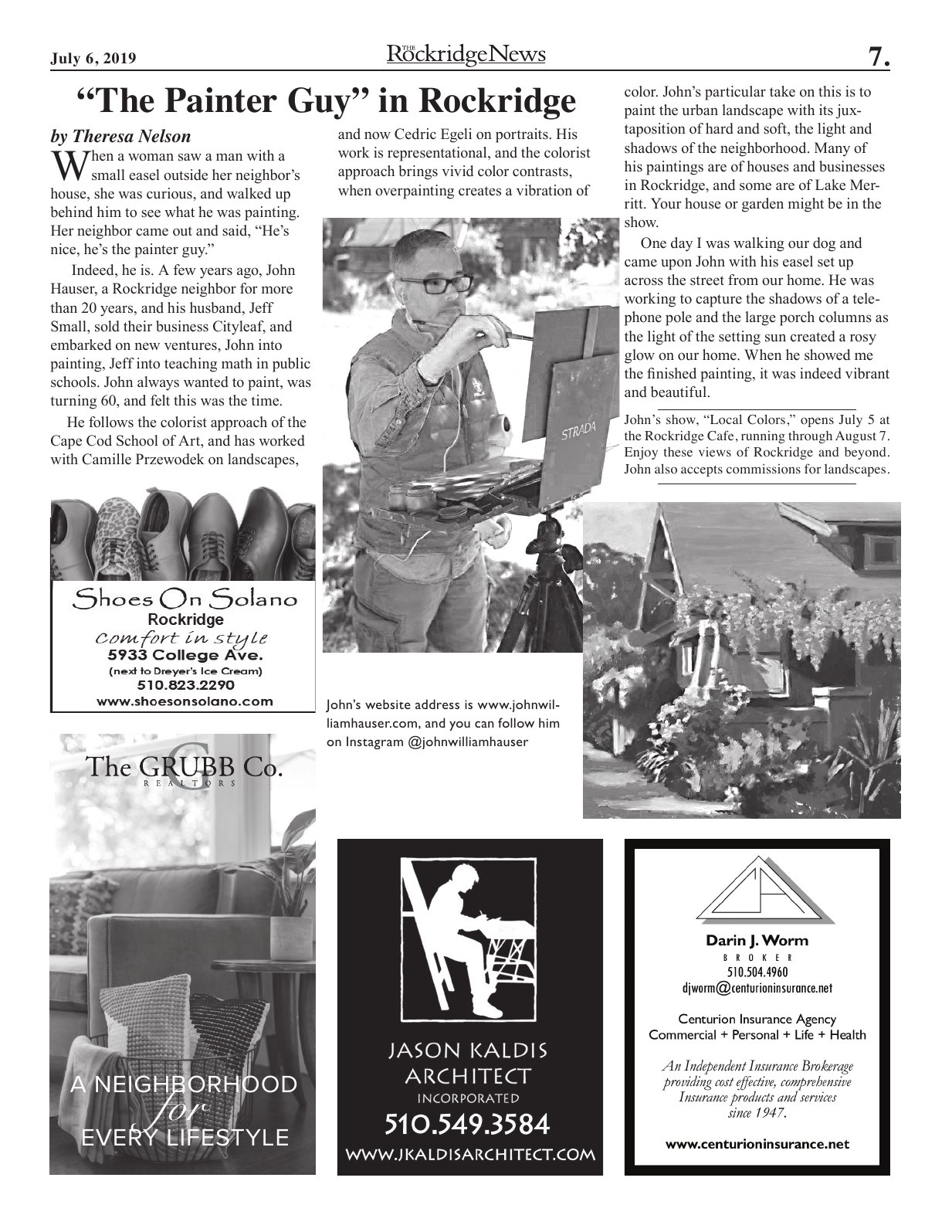 Click to zoom in The Rockridge News, July 2019, page 7