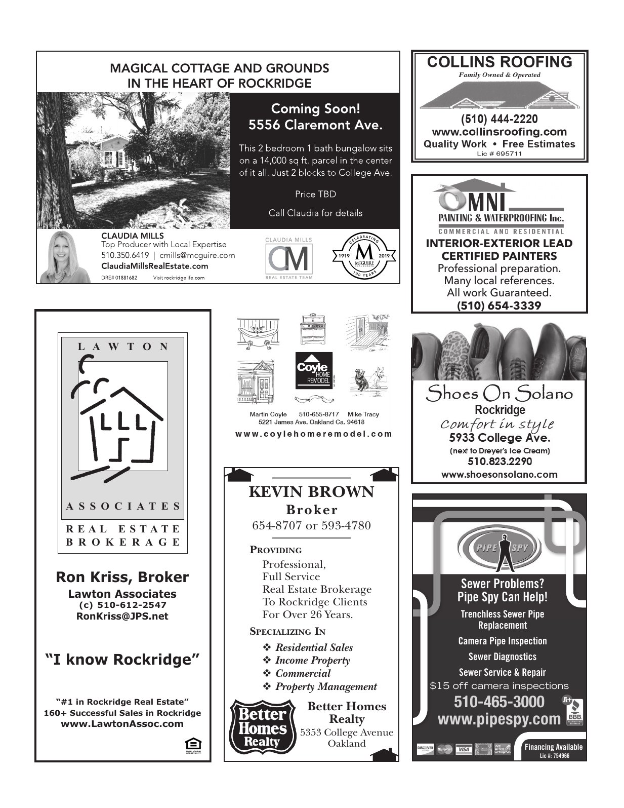Click to zoom in The Rockridge News, October 2019, page 16