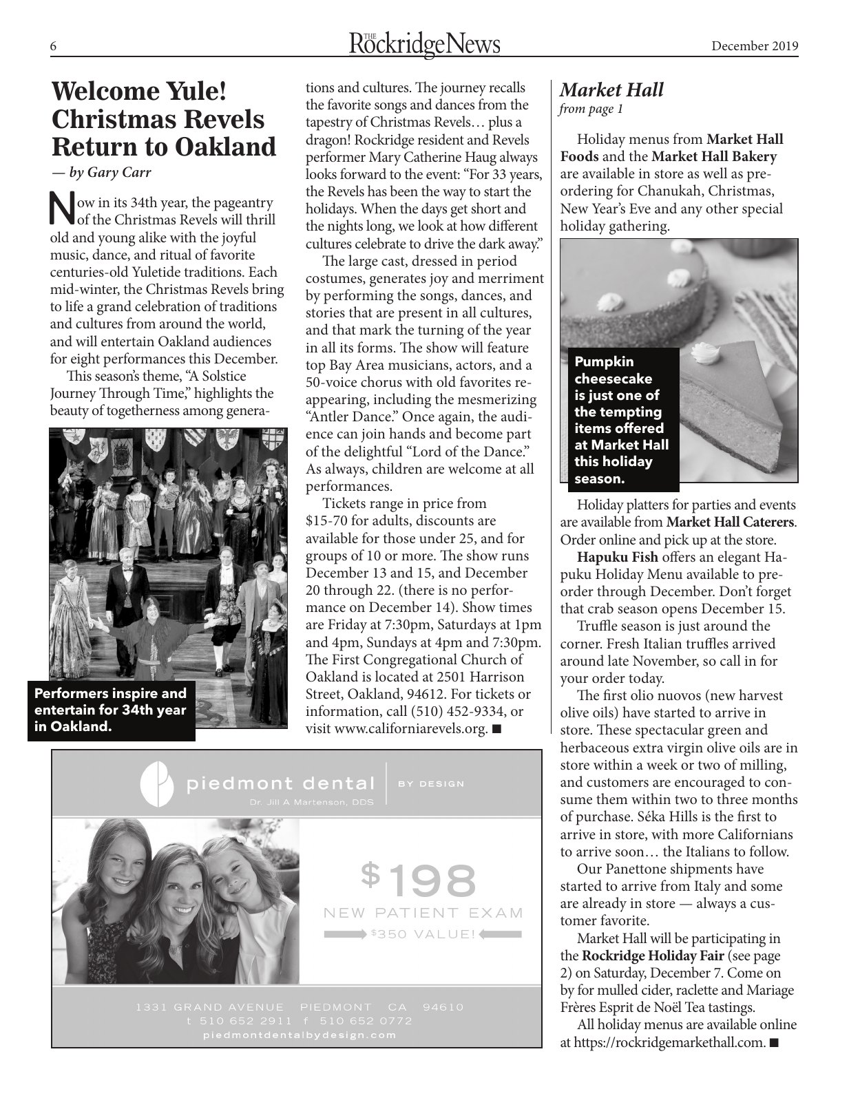 Click to zoom in The Rockridge News, December 2019, page 6