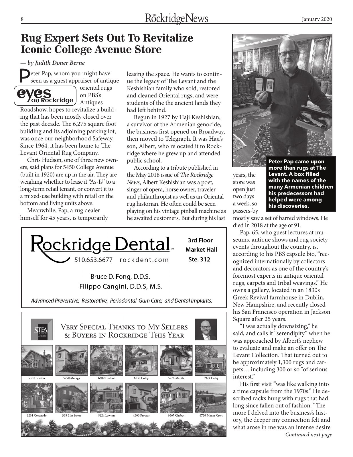 The Rockridge News, February 2020, page 8