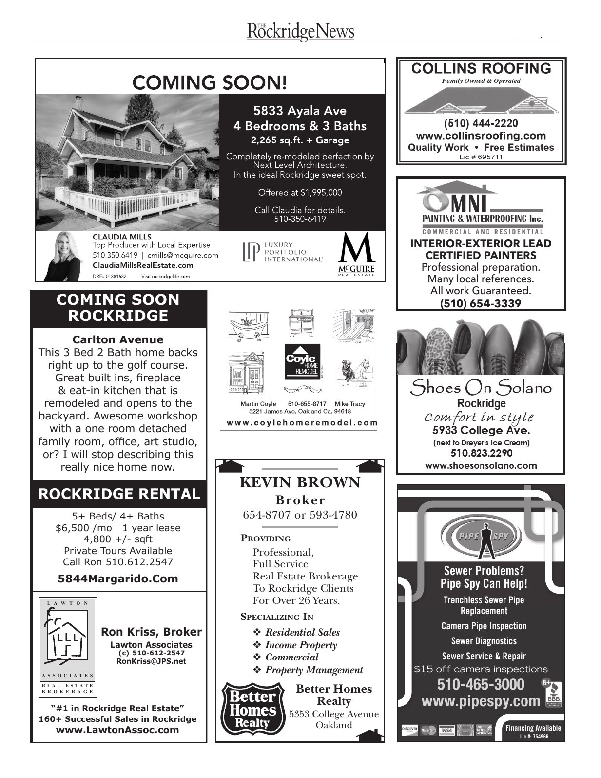 Click to zoom in The Rockridge News, February 2020, page 16