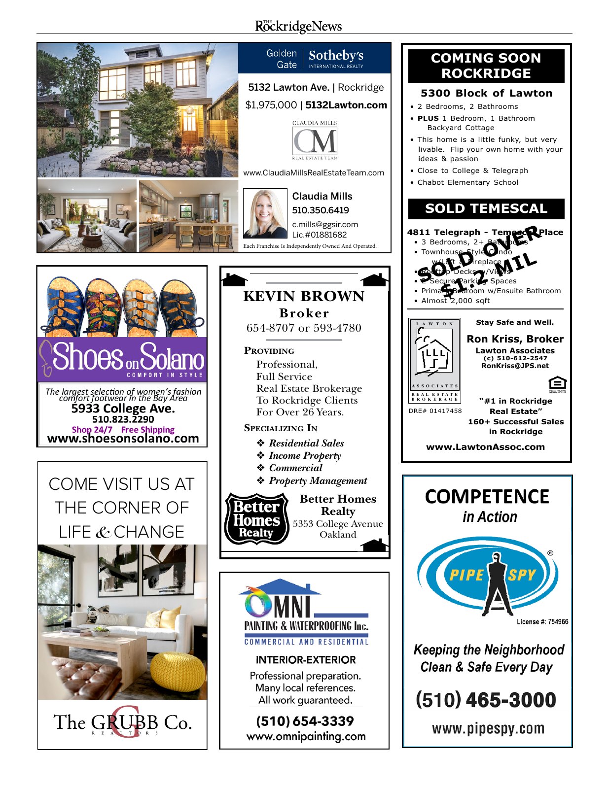 Click to zoom in The Rockridge News, September 2021, page 16