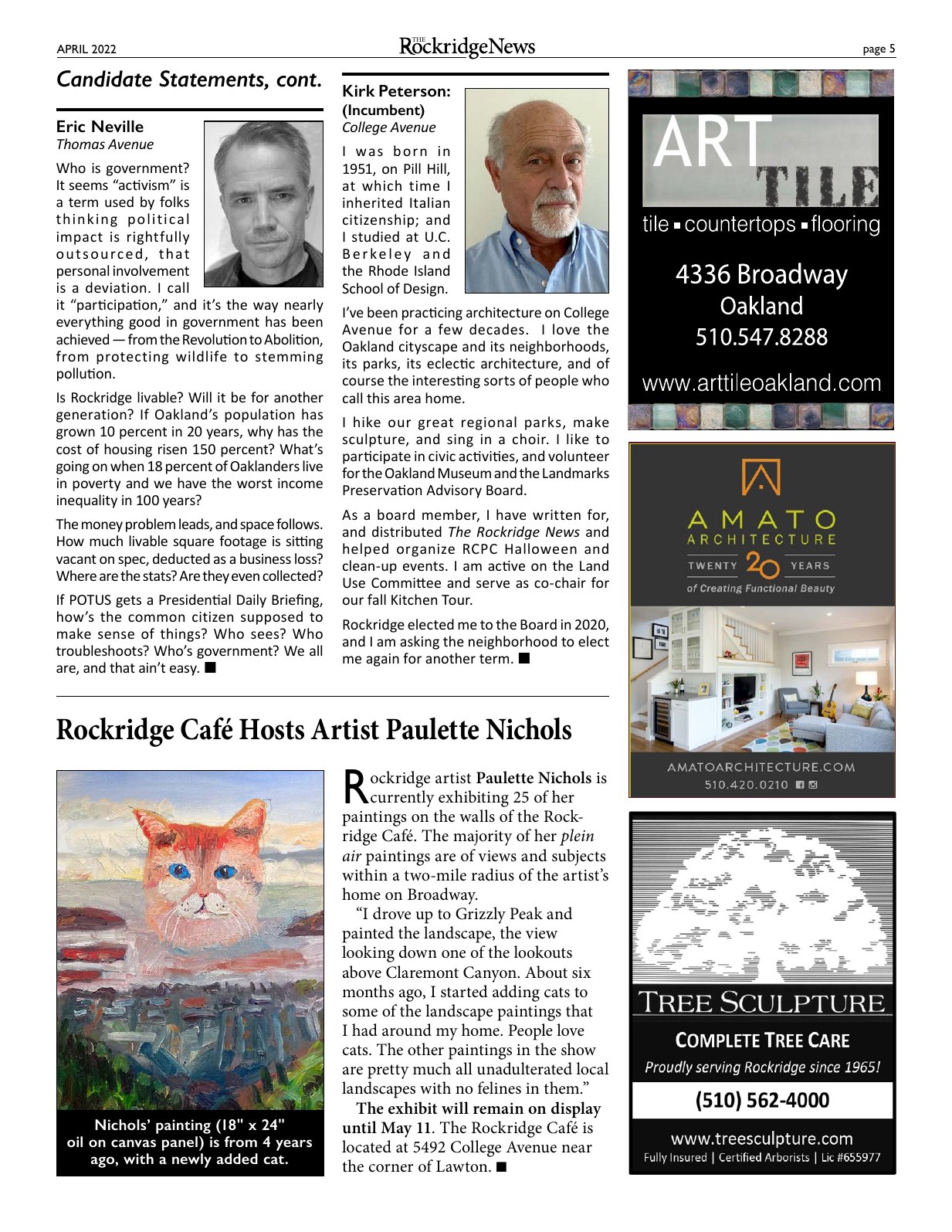 Click to zoom in The Rockridge News, April 2022, page 5