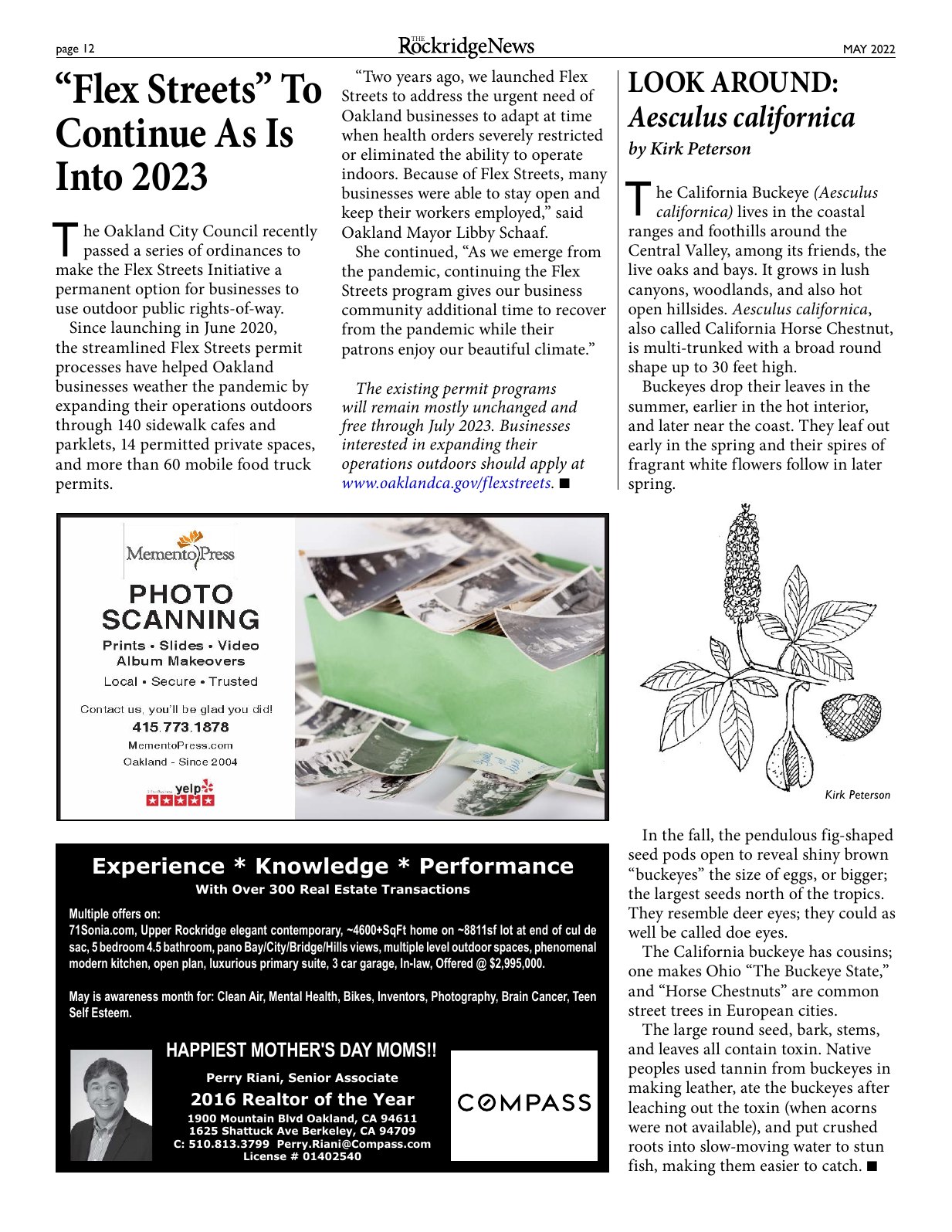 Click to zoom in The Rockridge News, May 2022, page 12