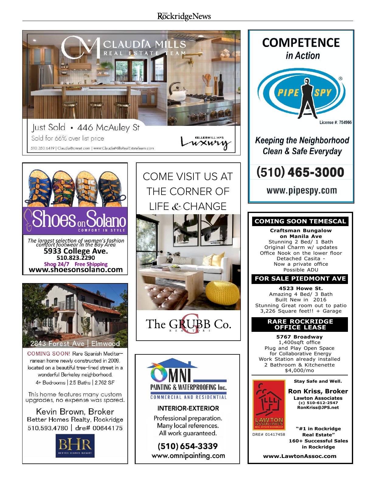 Click to zoom in The Rockridge News, May 2022, page 16