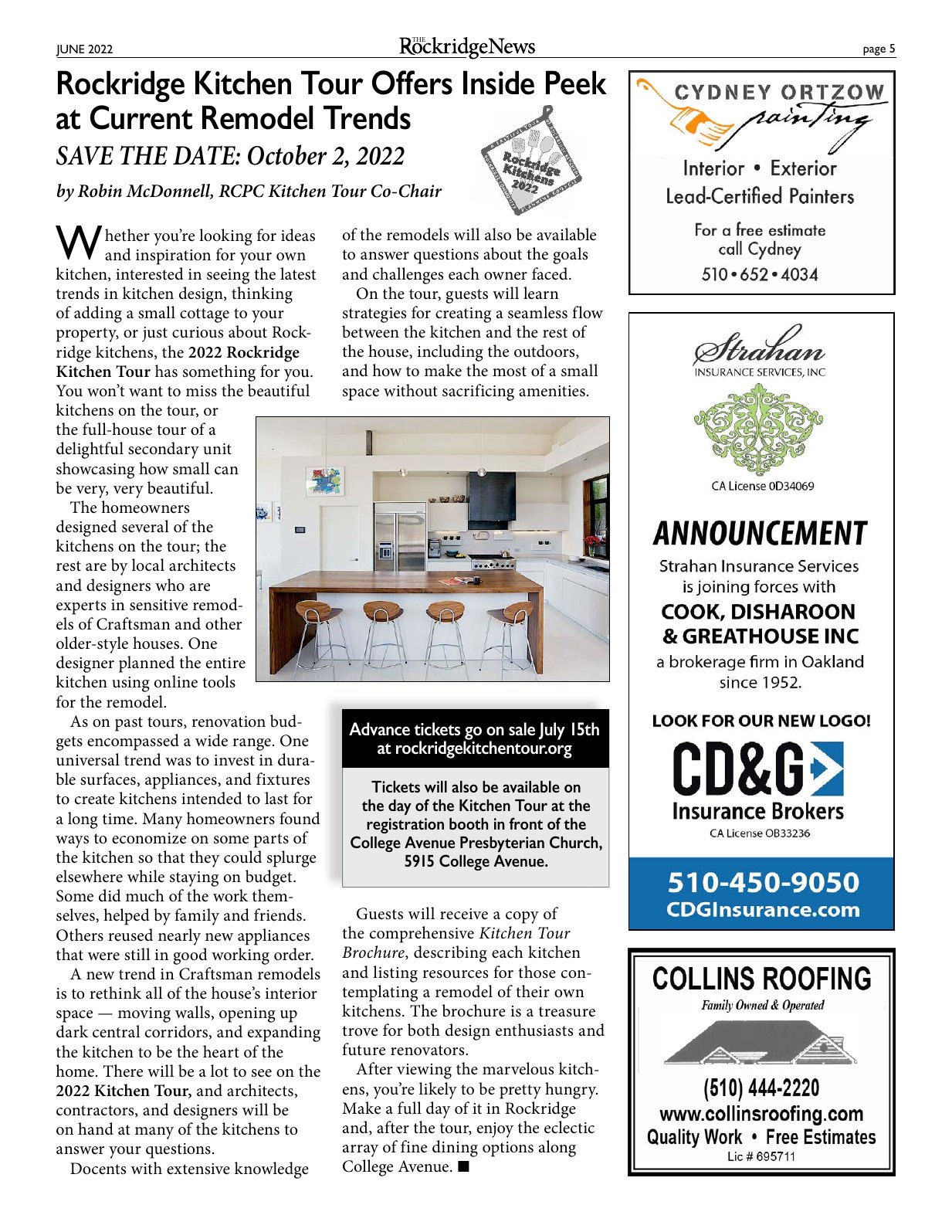 Click to zoom in The Rockridge News, June 2022, page 5