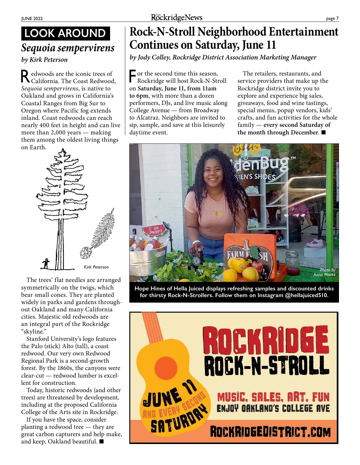 Click to zoom in The Rockridge News, June 2022, page 7