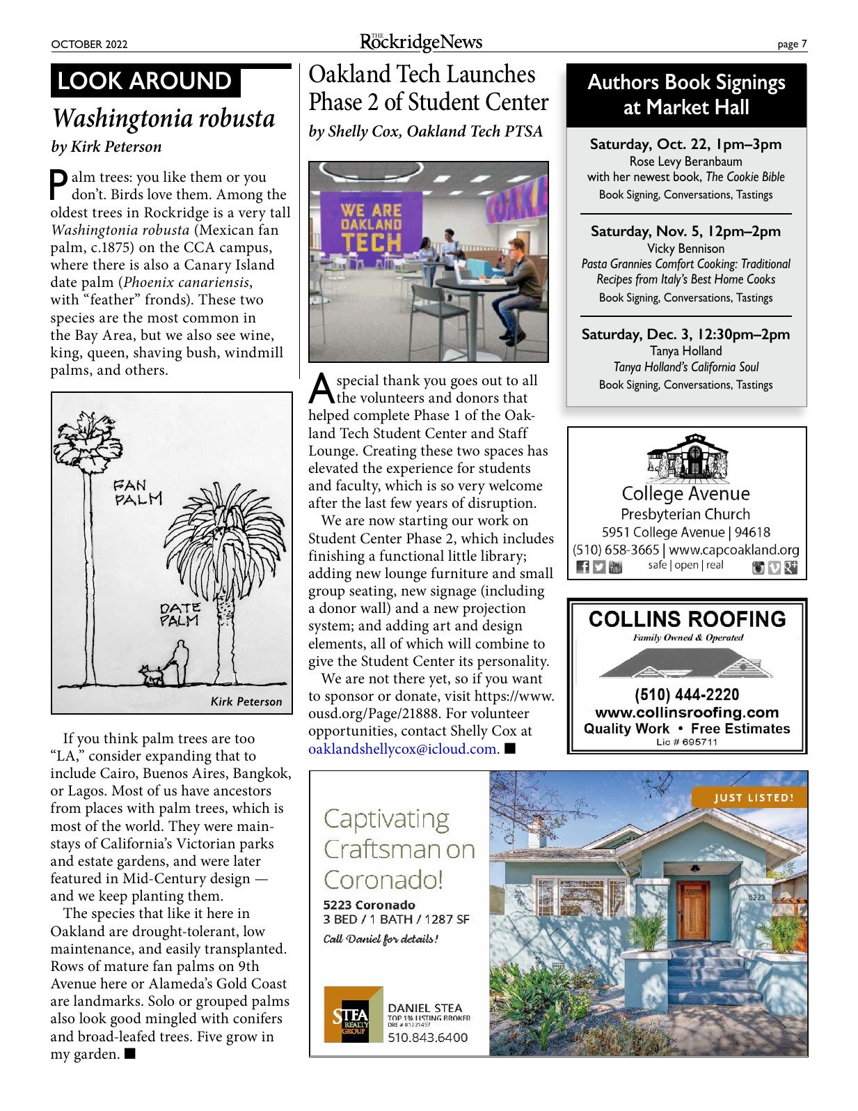 Click to zoom in The Rockridge News, October 2022, page 7