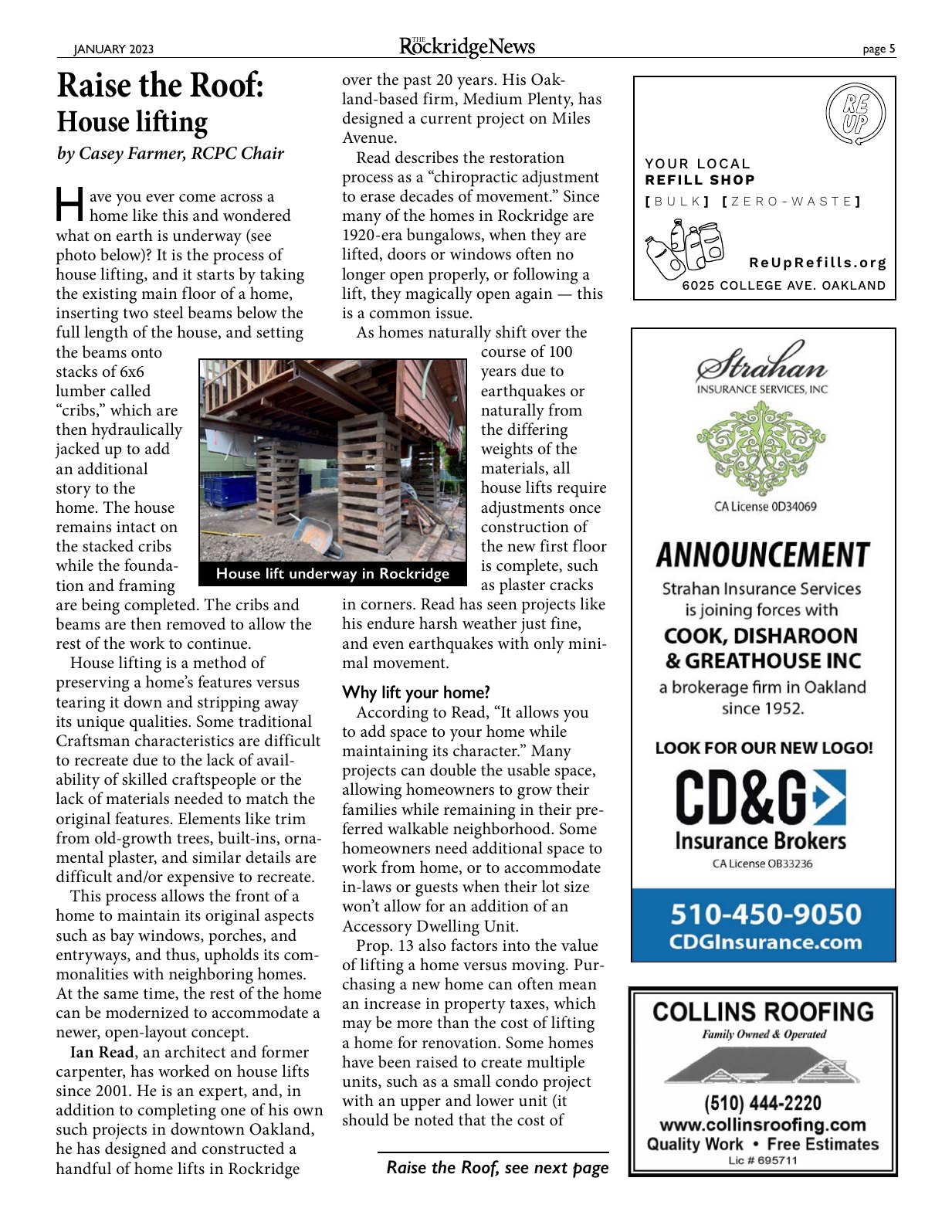 Click to zoom in The Rockridge News, January 2023, page 5