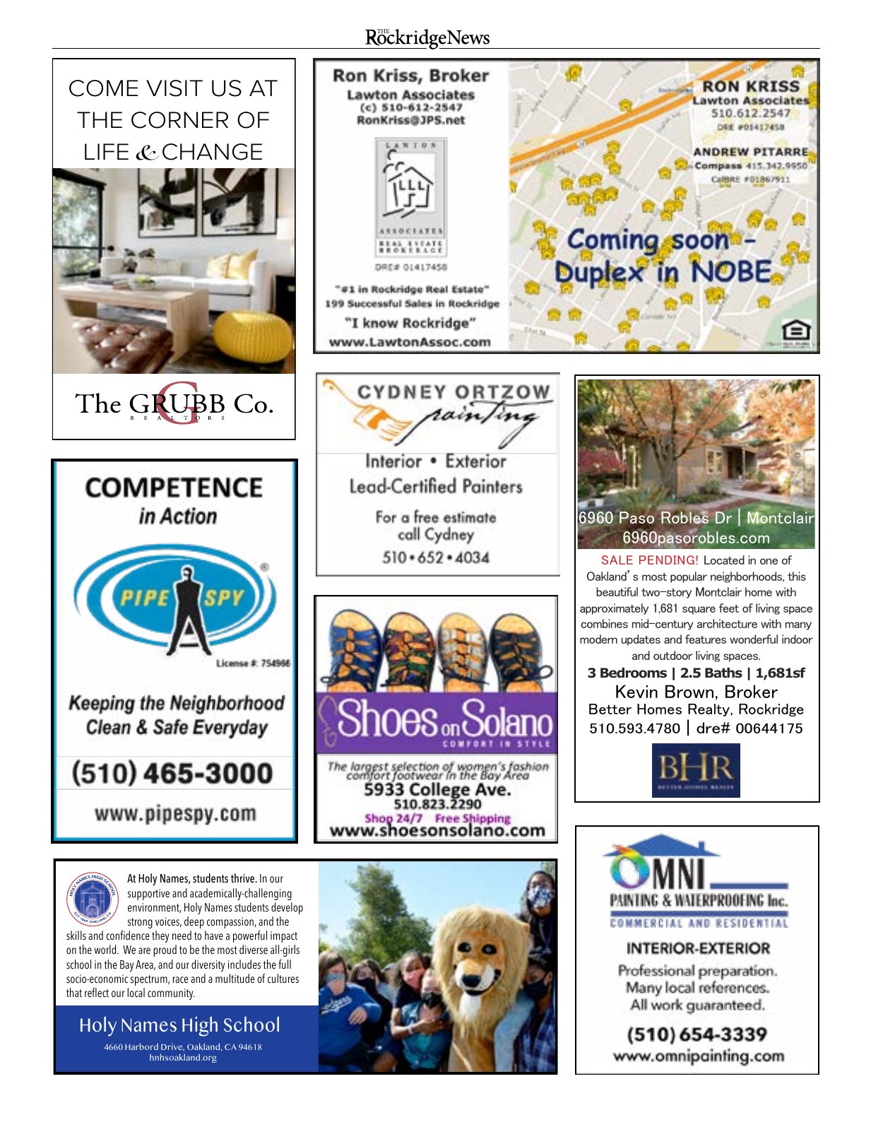 Click to zoom in The Rockridge News, February 2023, page 16