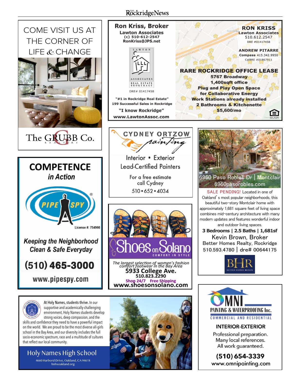 Click to zoom in The Rockridge News, March 2023, page 16