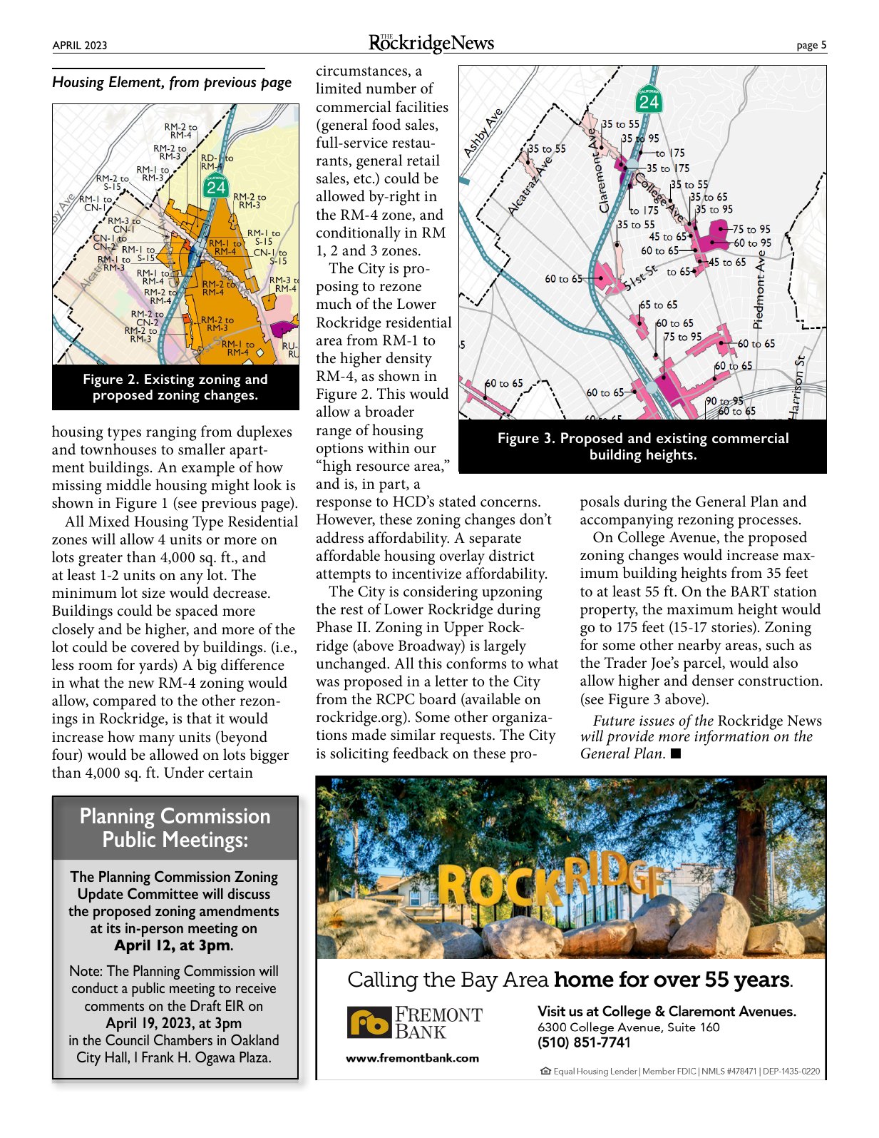 Click to zoom in The Rockridge News, April 2023, page 5