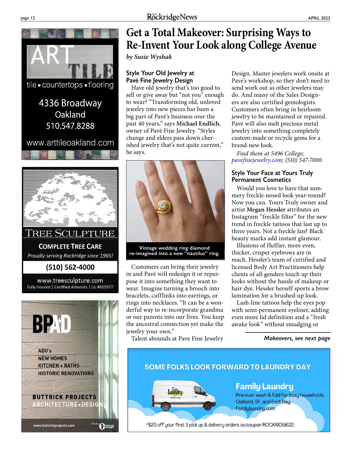 Click to zoom in The Rockridge News, April 2023, page 12