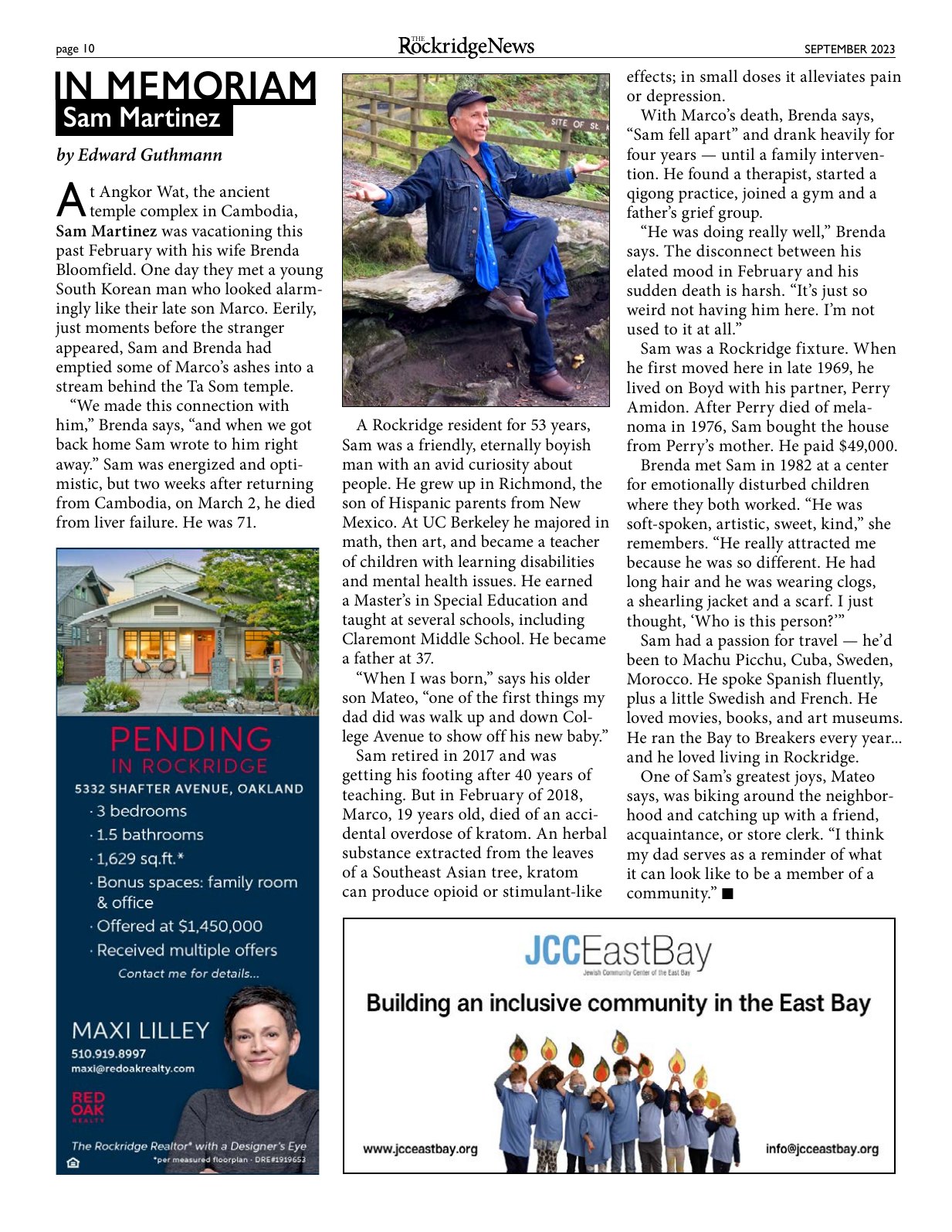Click to zoom in The Rockridge News, September 2023, page 10