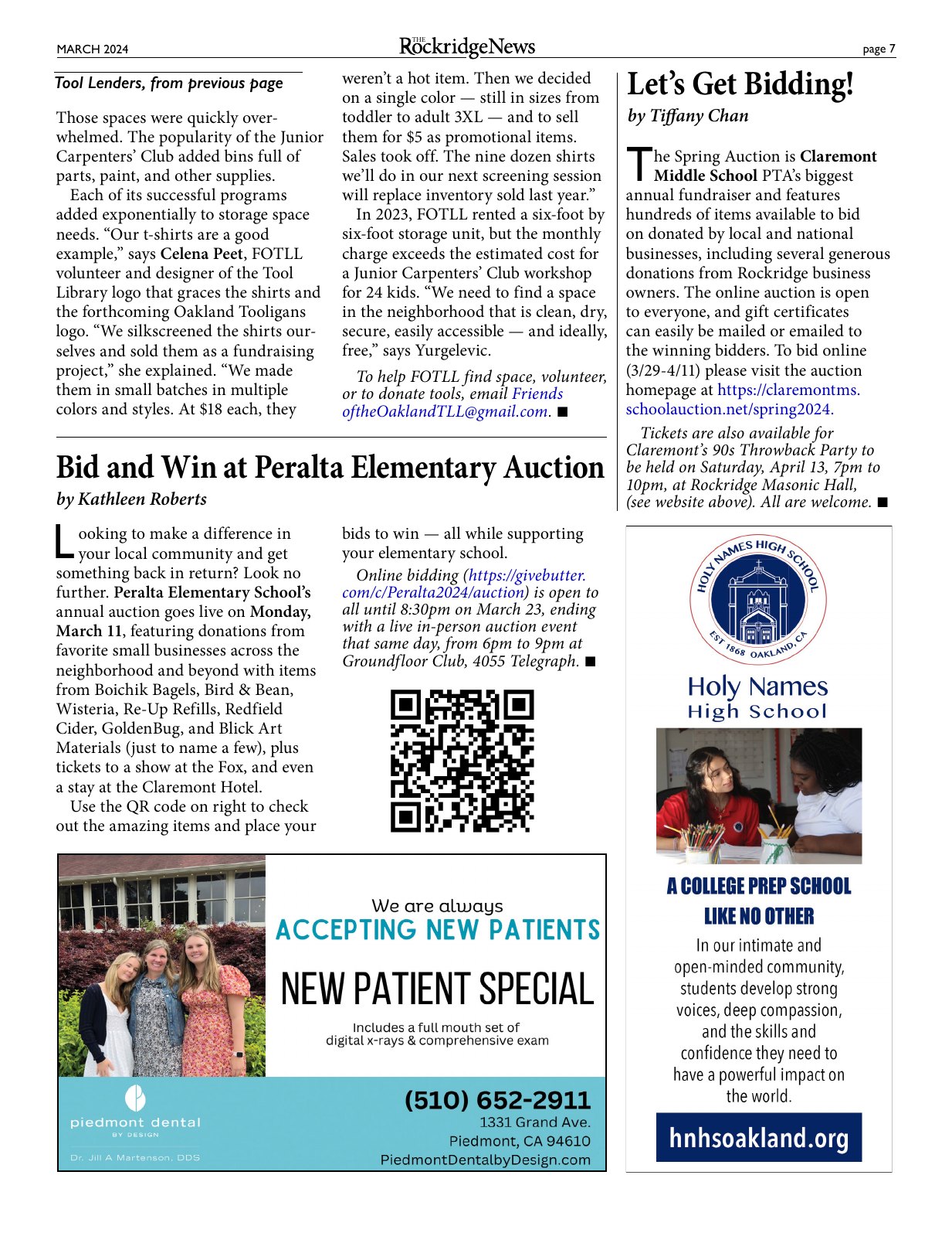 Click to zoom in The Rockridge News, March 2024, page 7