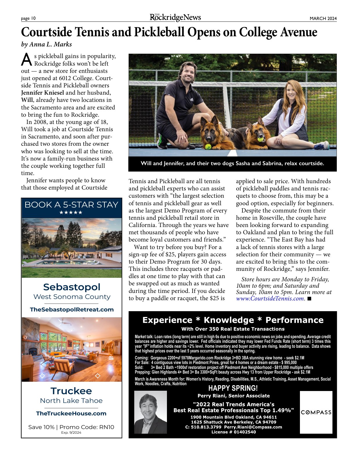 Click to zoom in The Rockridge News, March 2024, page 10