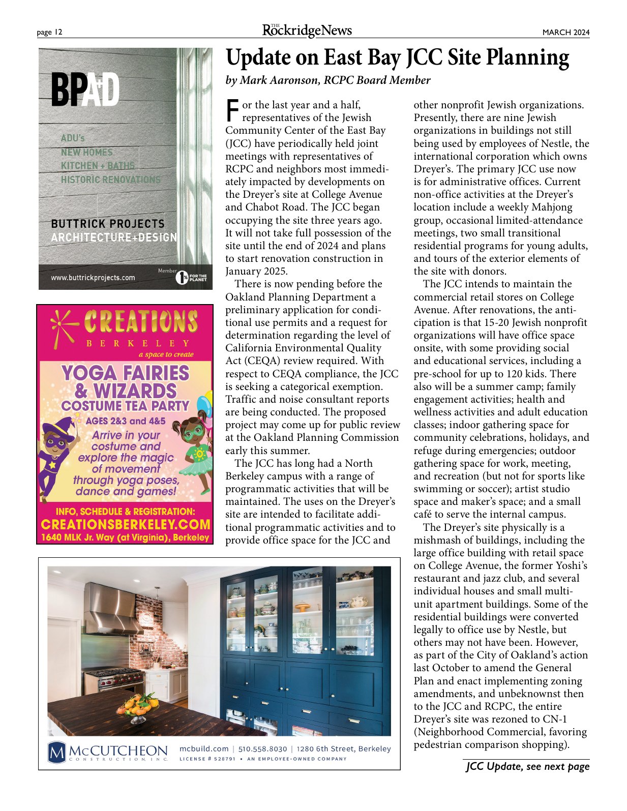 Click to zoom in The Rockridge News, March 2024, page 12