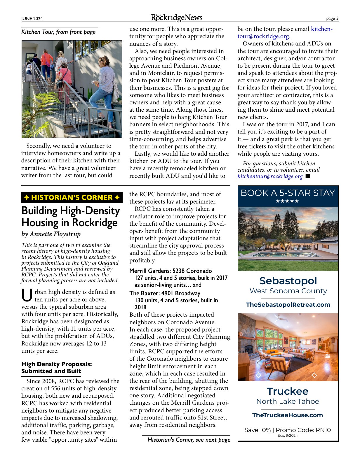 Click to zoom in The Rockridge News, June 2024, page 3