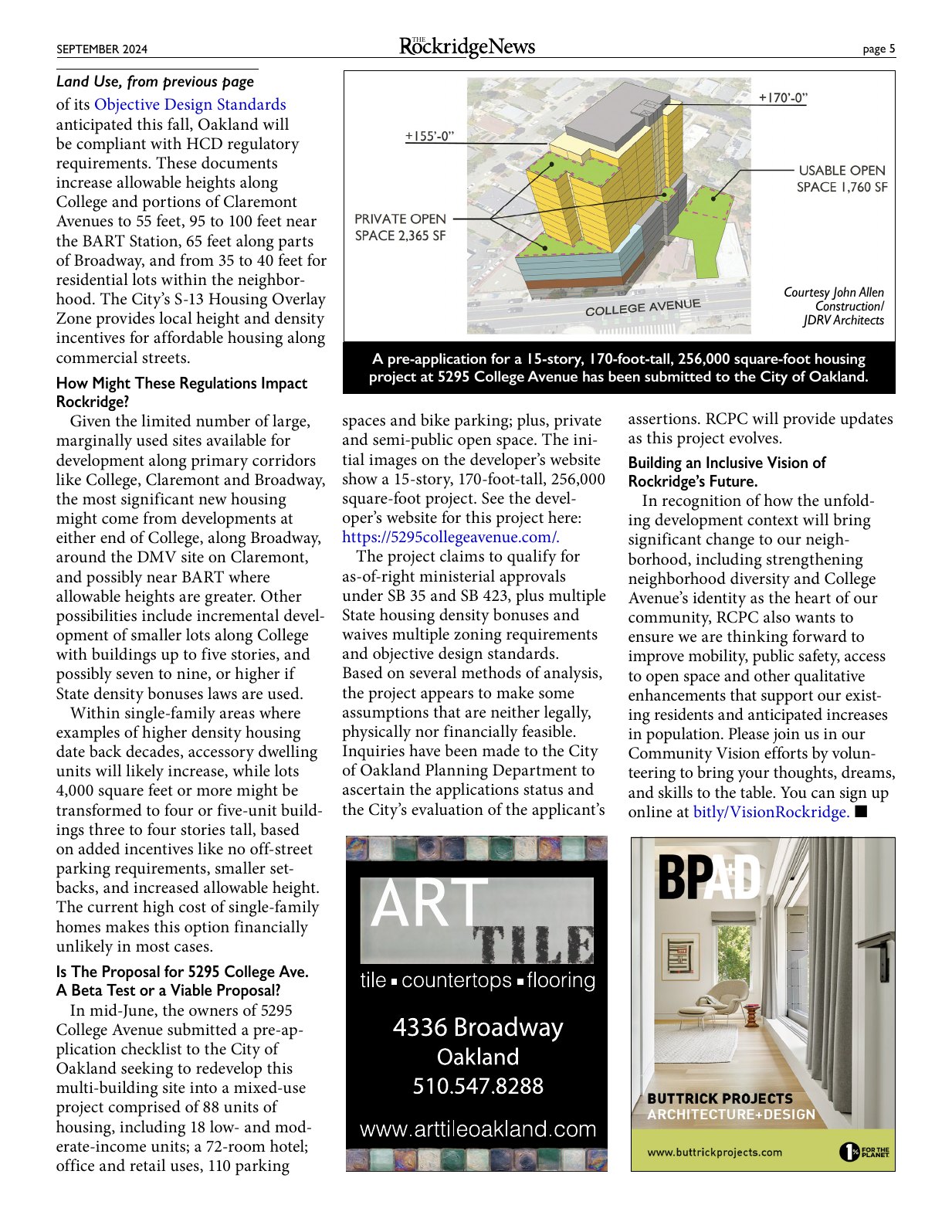 Click to zoom in The Rockridge News, September 2024, page 5