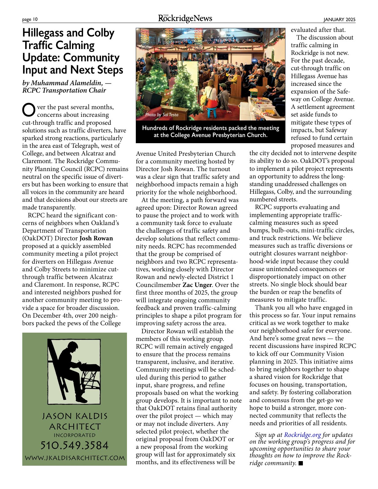 Click to zoom in The Rockridge News, January 2025, page 10