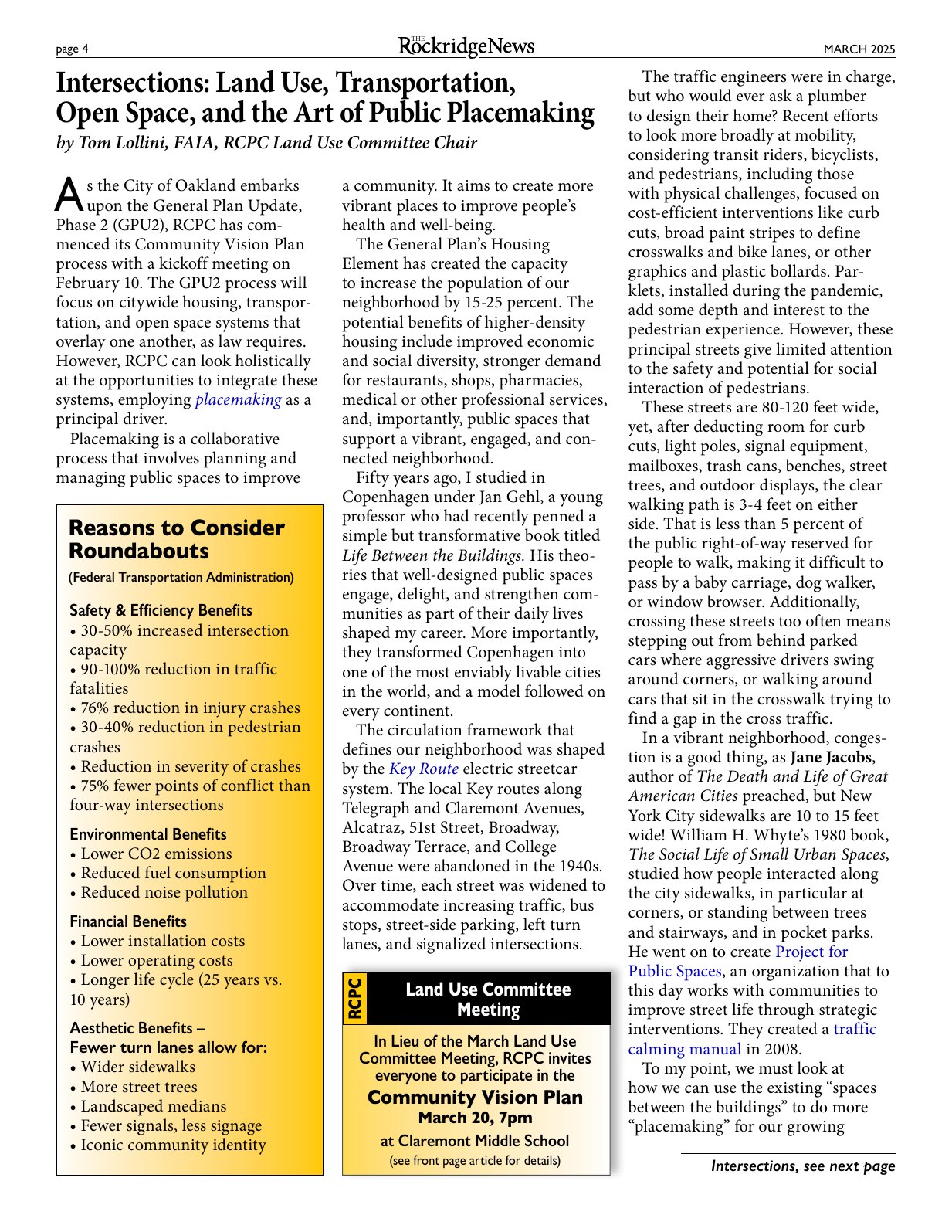 Click to zoom in The Rockridge News, March 2025, page 4