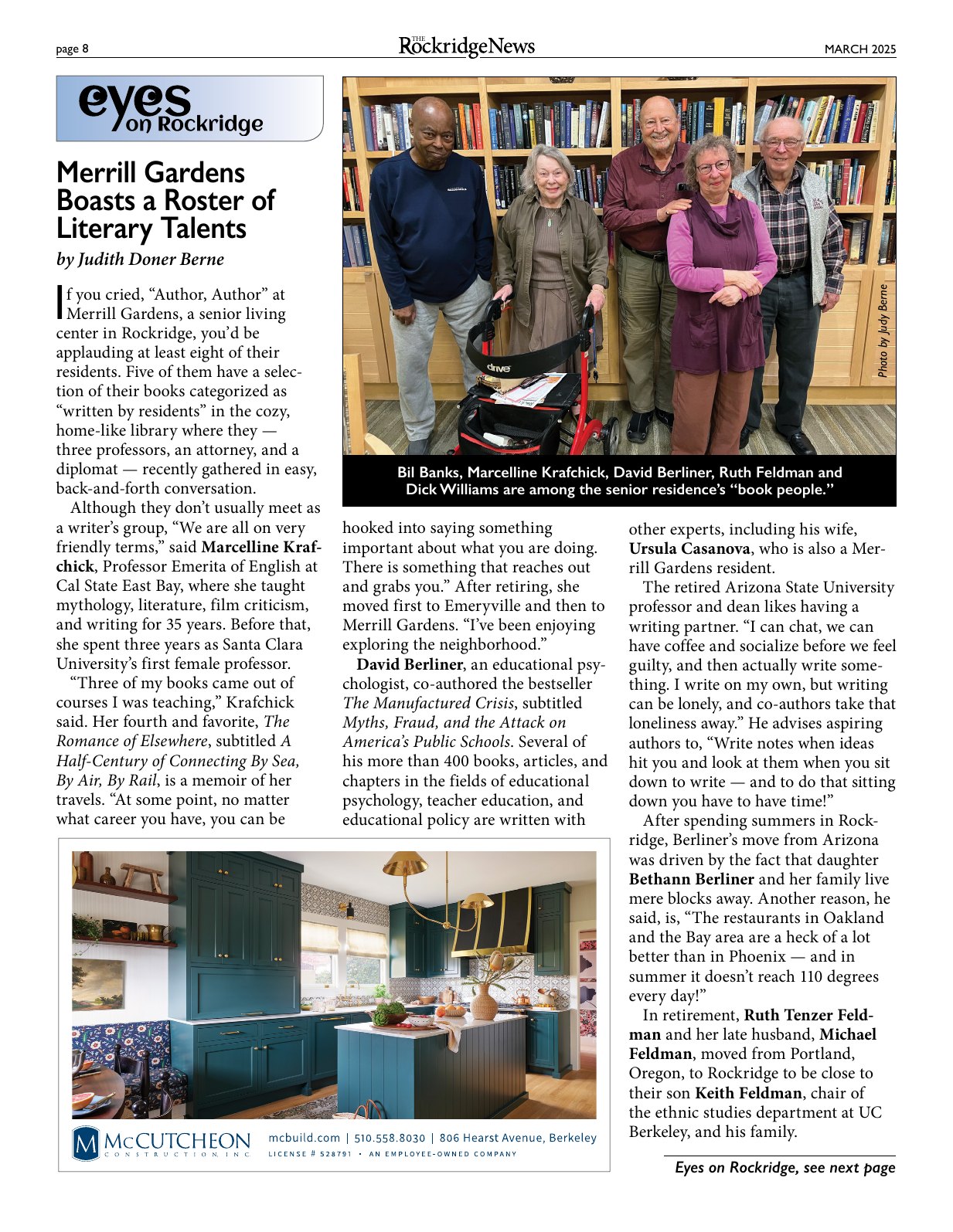 Click to zoom in The Rockridge News, March 2025, page 8
