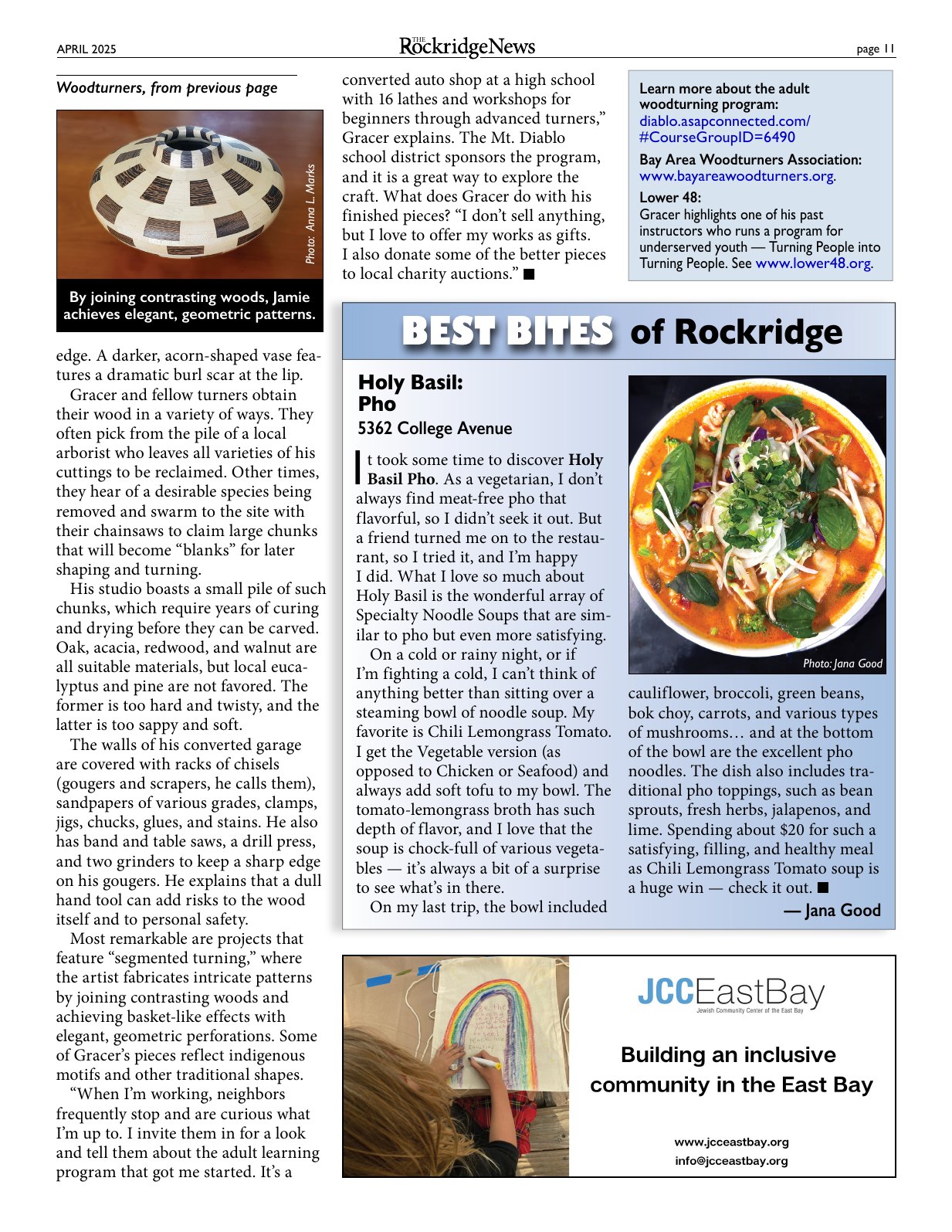 Click to zoom in The Rockridge News, April 2025, page 11