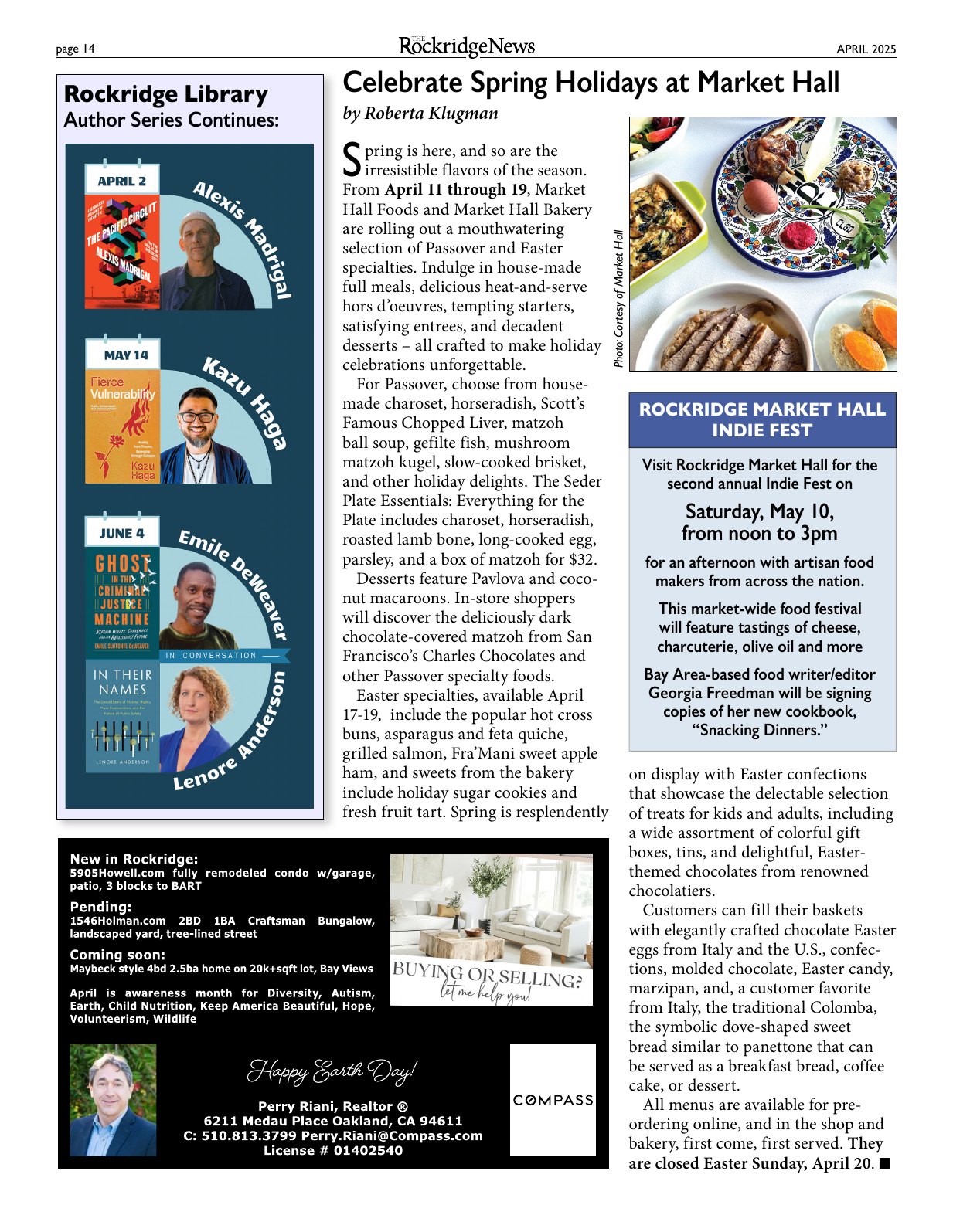 Click to zoom in The Rockridge News, April 2025, page 14